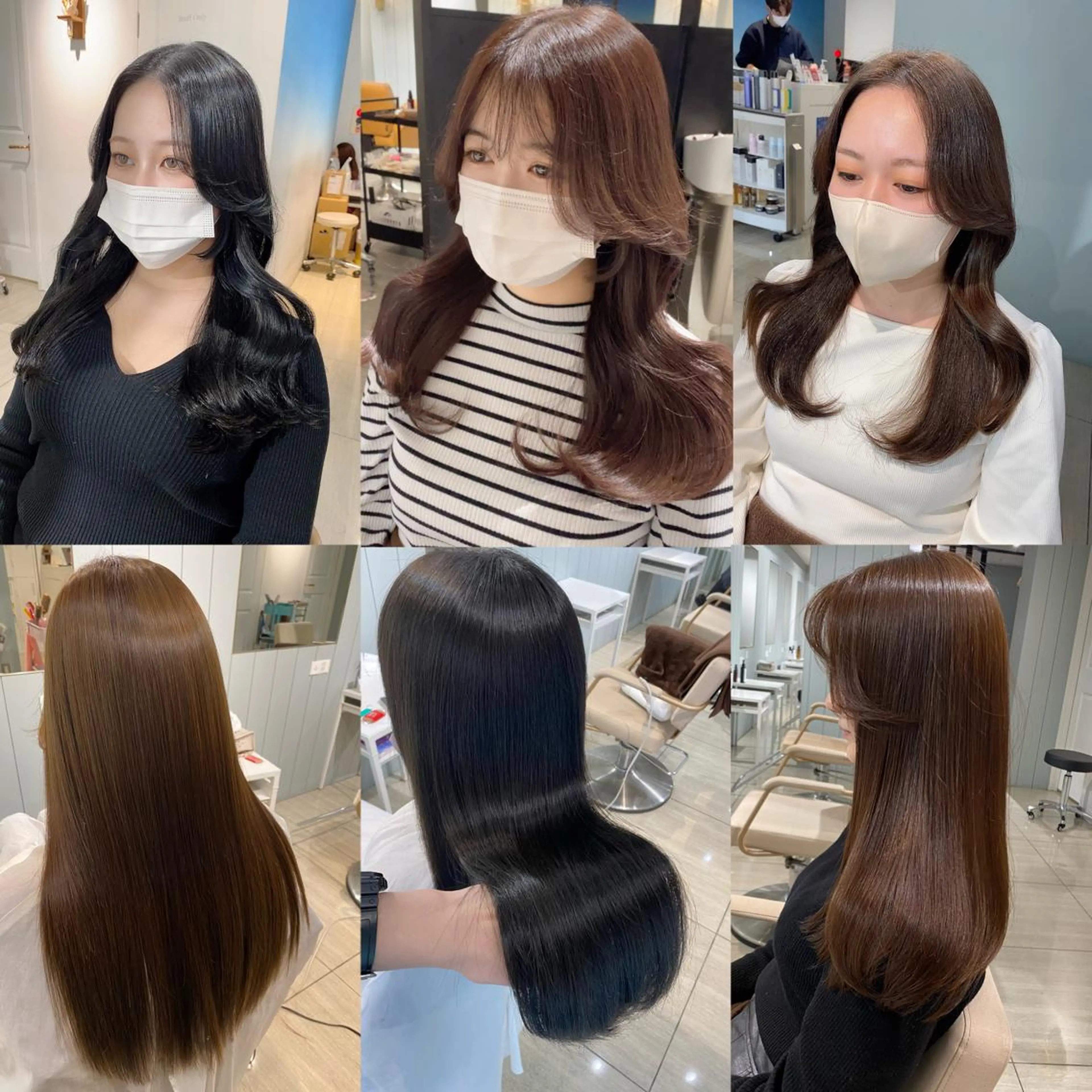 【🫧髪質改善メニュー🫧】韓国カット+髪質改善カラー+髪質改善Mトリートメント💍の写真