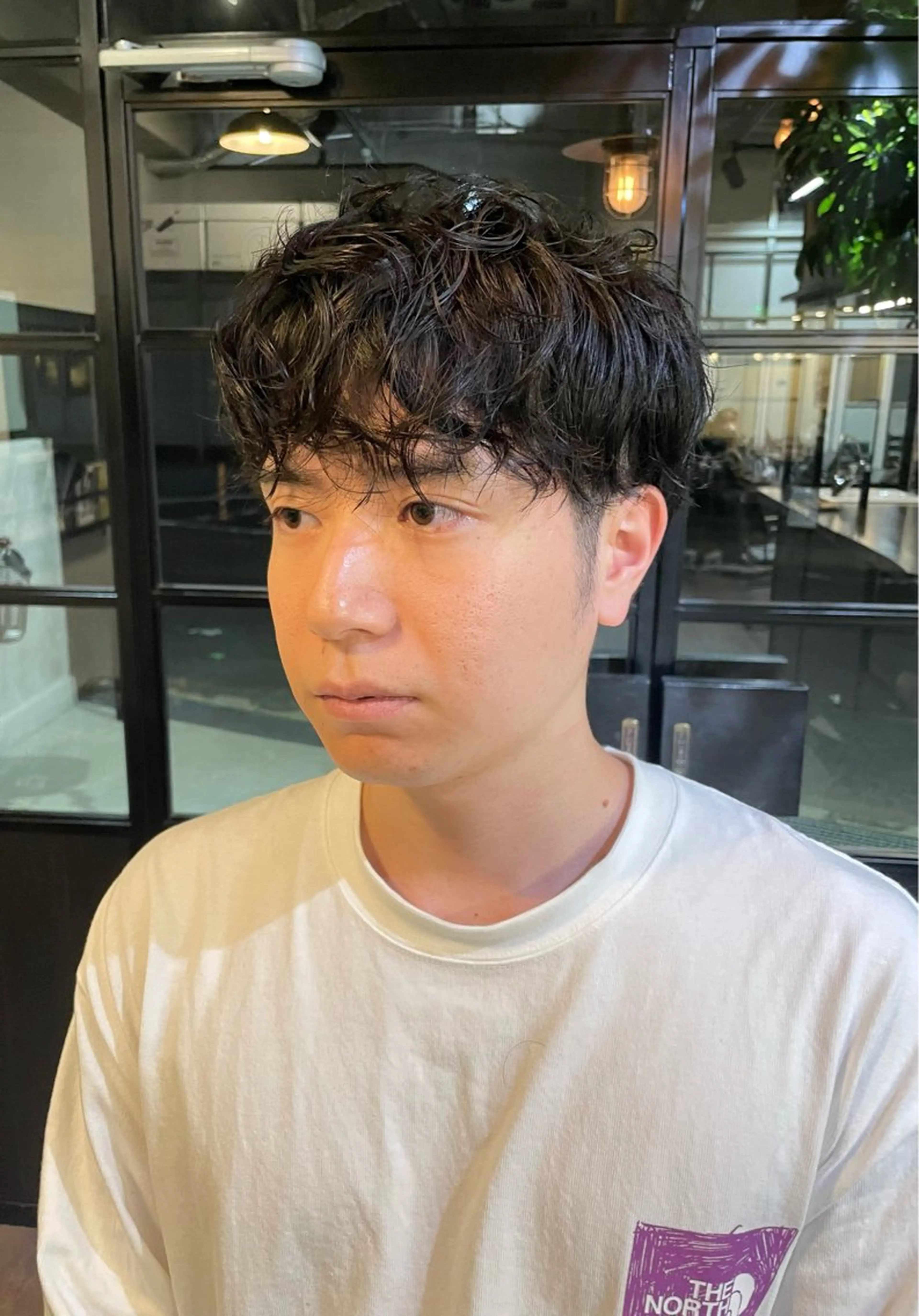 ショート メンズ カット パーマ すみとも るなのヘアスタイル