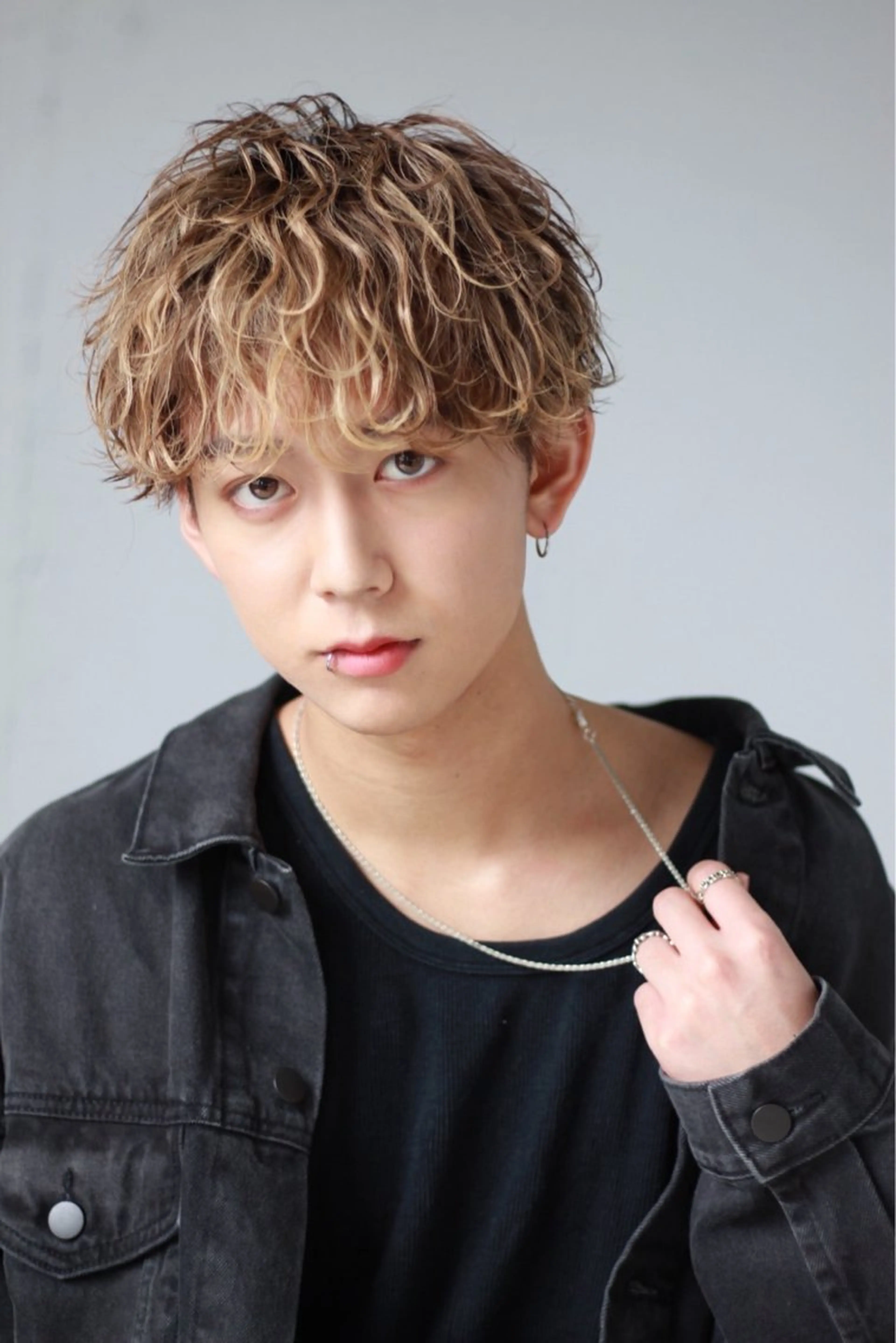 メンズカットカラーの写真