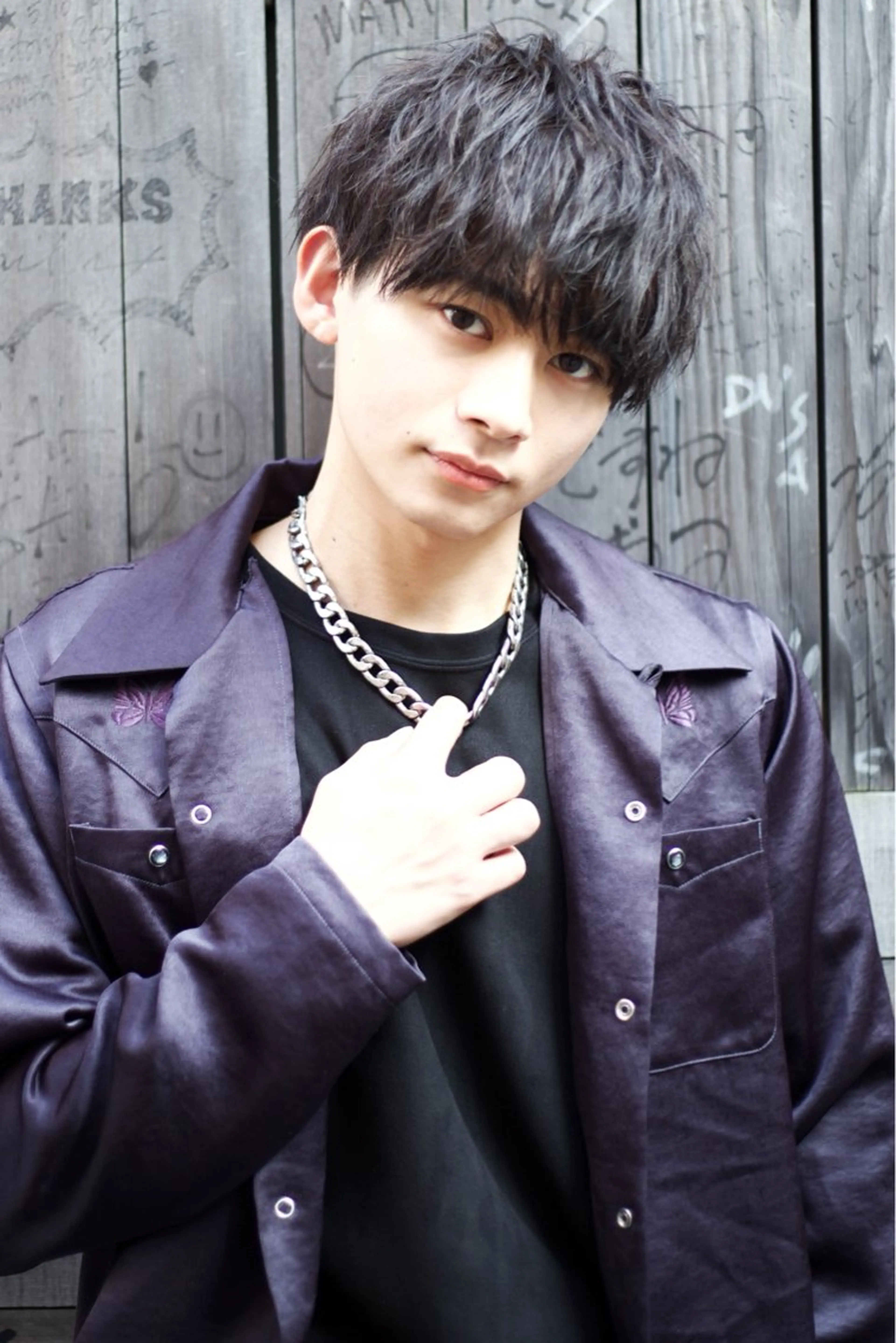 ショート パーマ メンズ メンズパーマ カット 小松 雄太のヘアスタイル