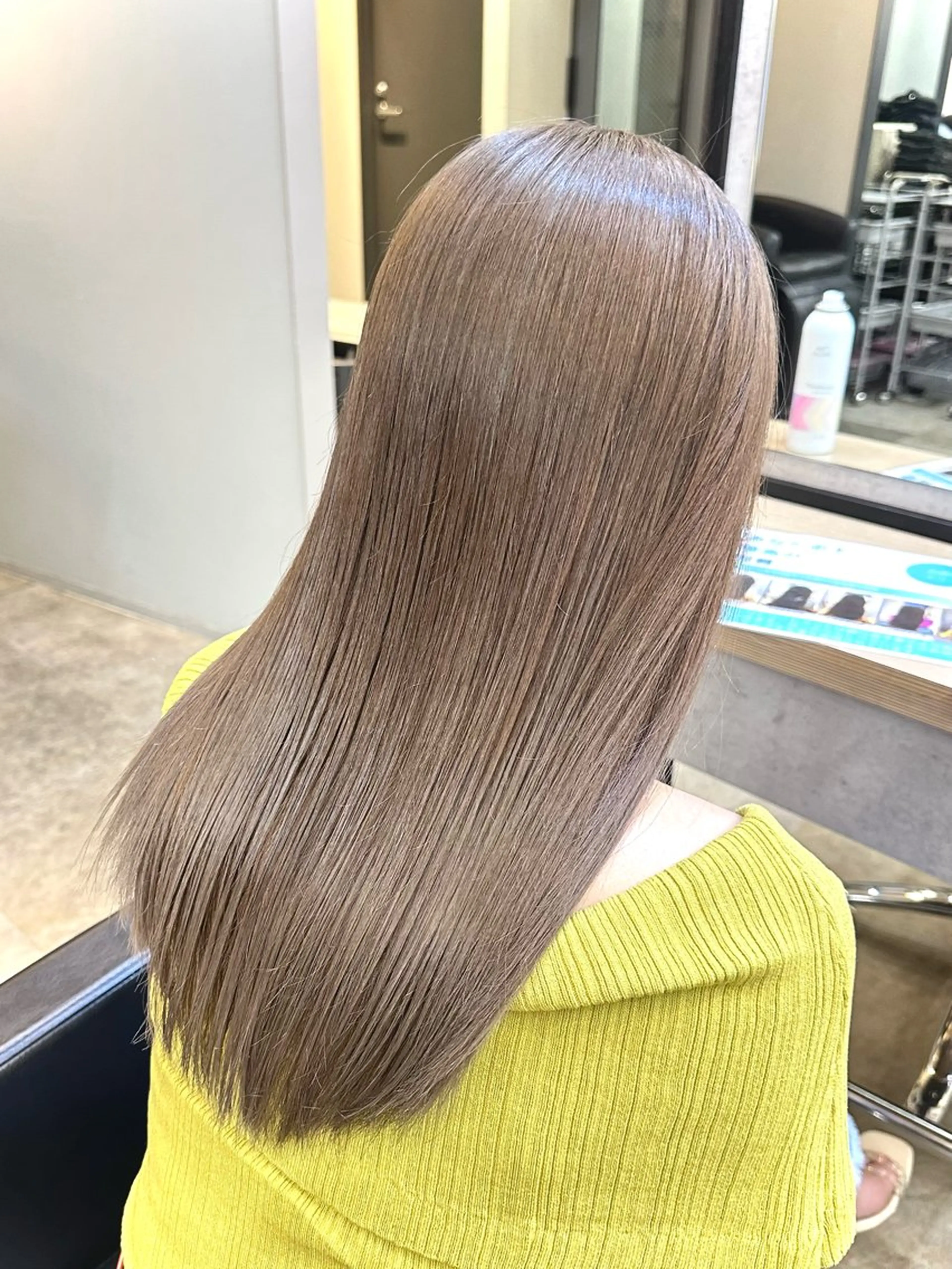 セミロング カラー 髪質改善 トリートメント 髪質改善特化サロン ICONIQ天神店のヘアスタイル