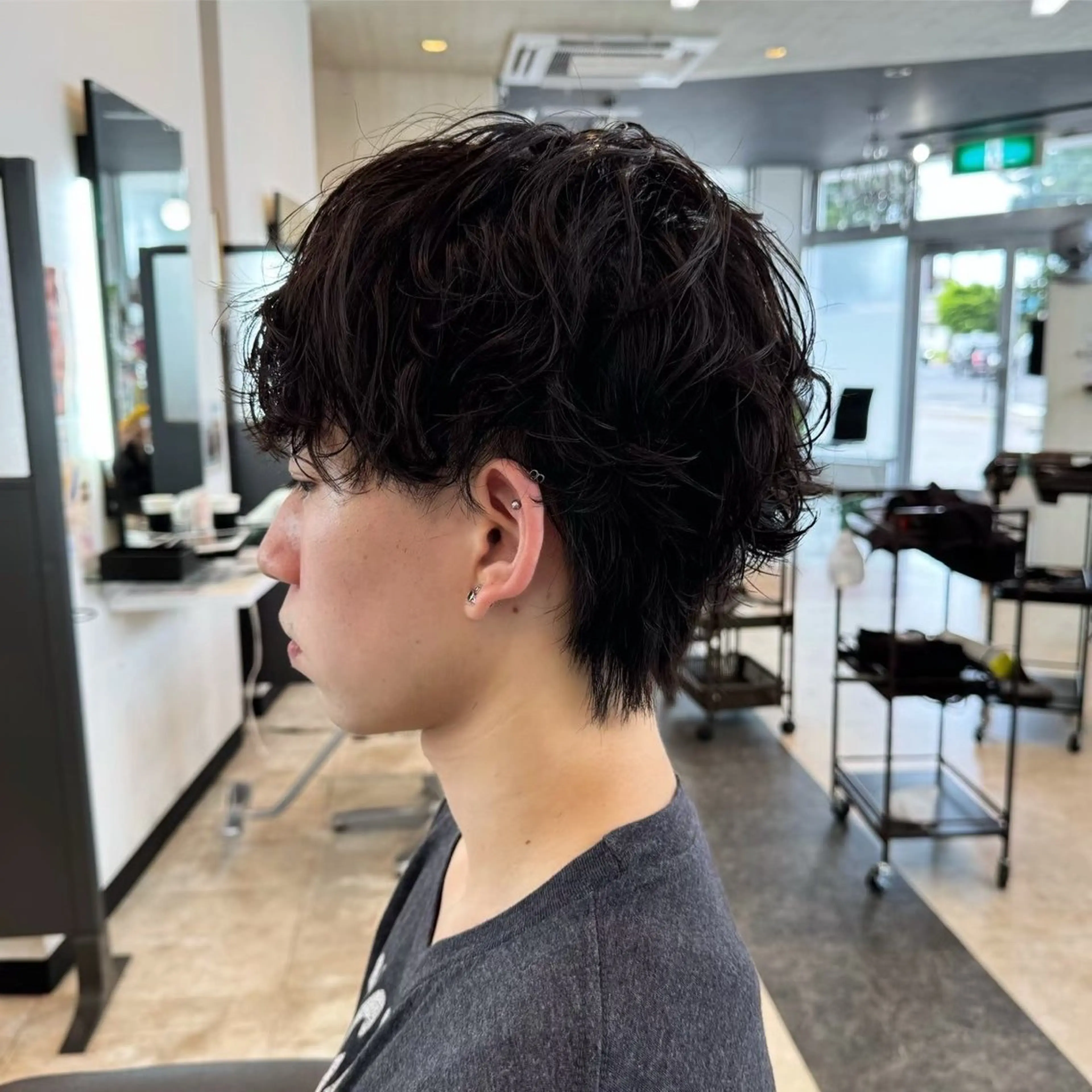パーマ メンズ 平井 沙希のヘアスタイル