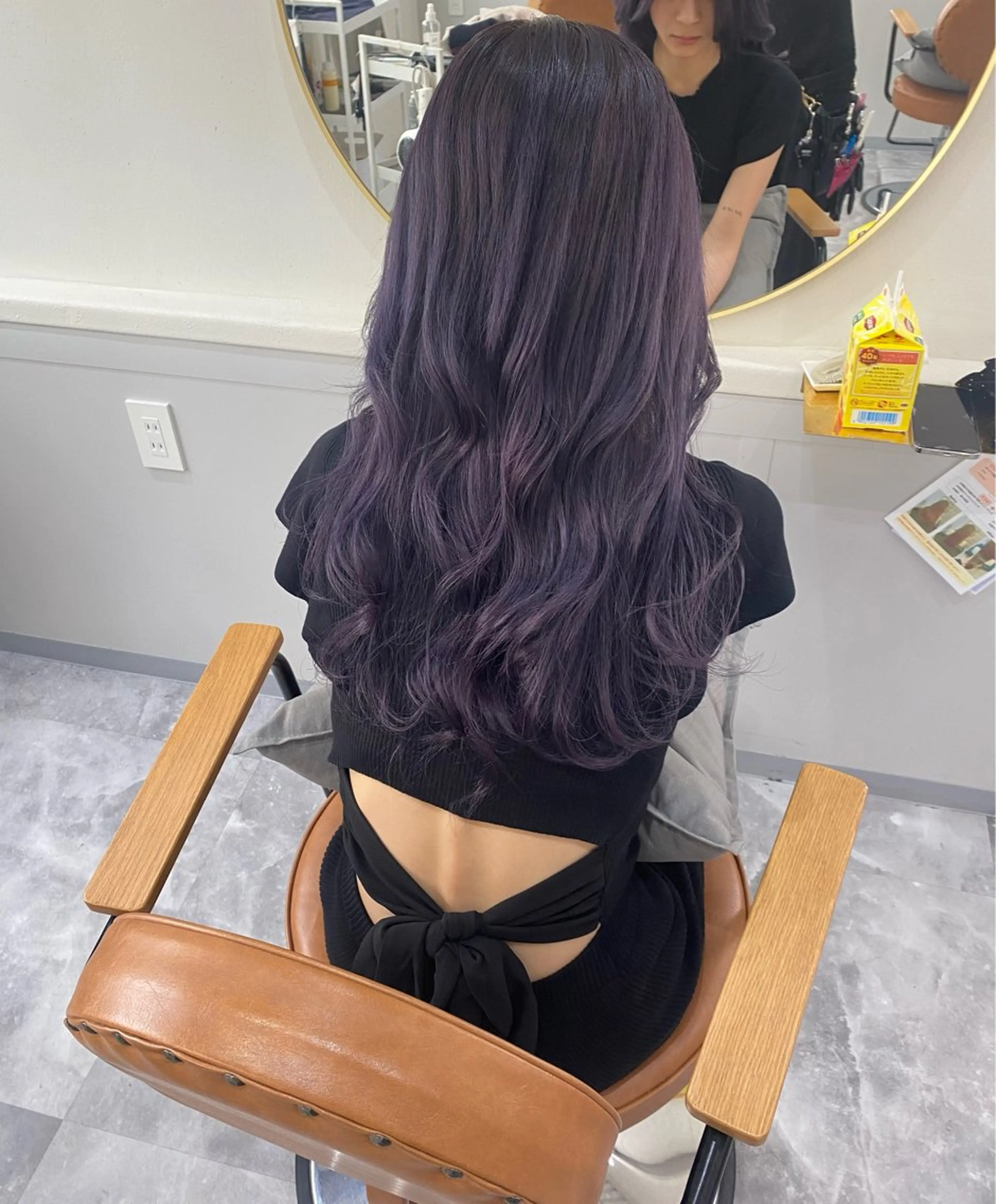 ロング カラー ヘアカラー トリートメント momo ♡のヘアスタイル