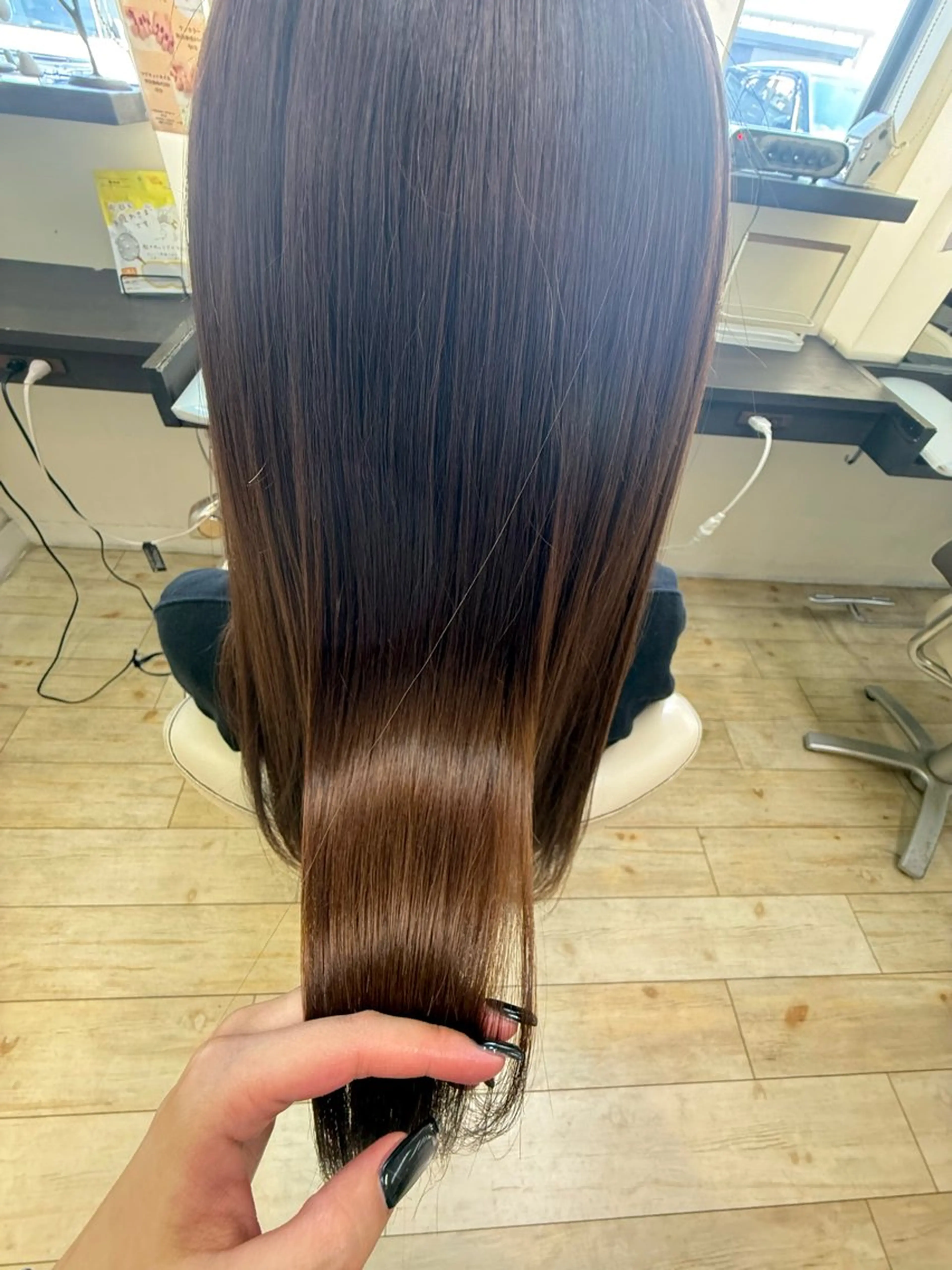 ロング ルプラボウ/レイヤー /メンズパーマ/真由のヘアスタイル