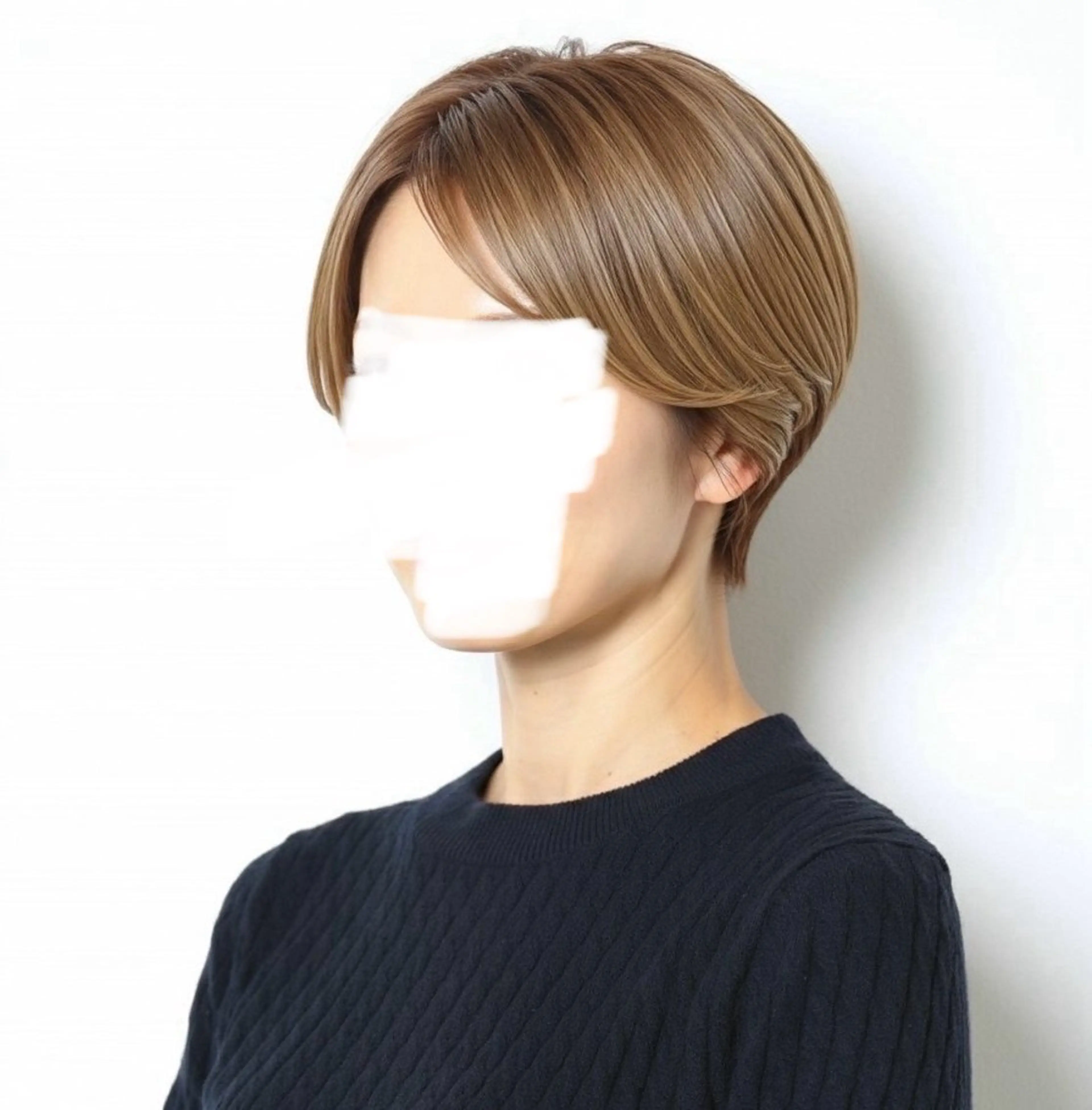 ショート カラー 40代以上限定 縮毛矯正モデル募集中のヘアスタイル