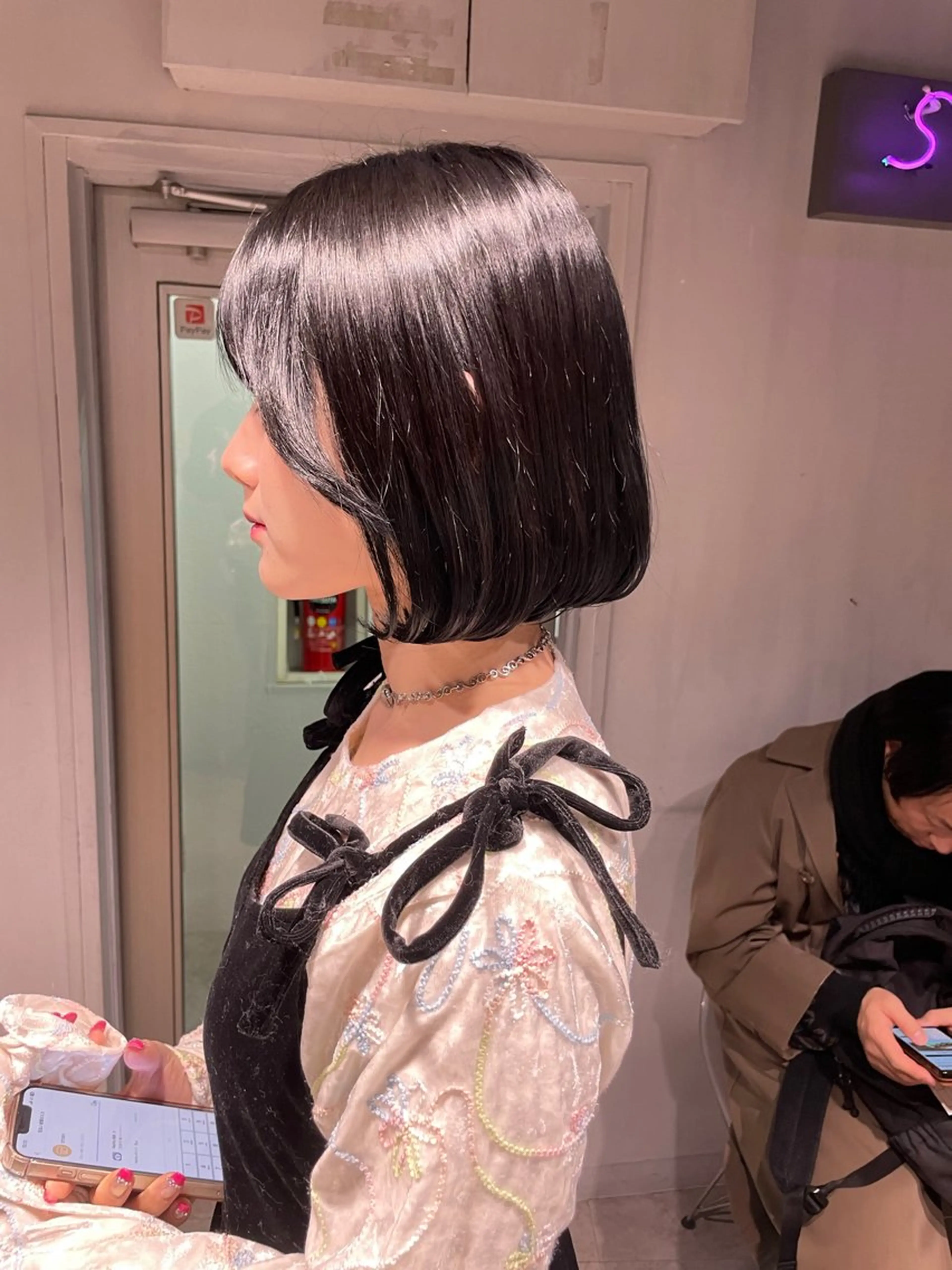 ショート カラー カット ヘアカラー トリートメント ヘッドスパ ヘアセット 🦋ハイトーンボブ ショート🦋トシキのヘアスタイル