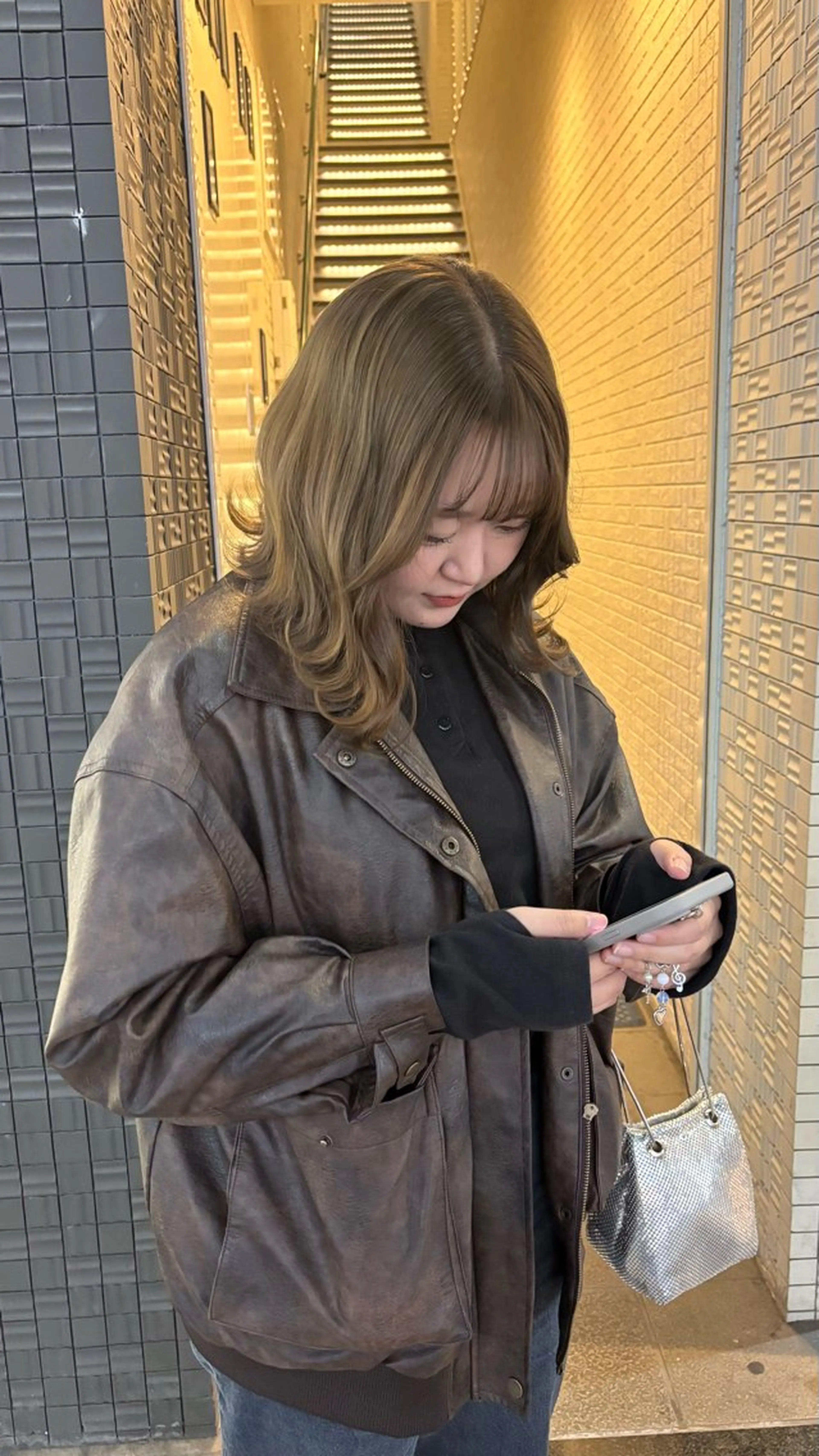 🌈ケアブリーチ➕クオルシアカラー🔥➕カット✂︎(ロング、ミディアム、ボブ、メンズ限定)の写真