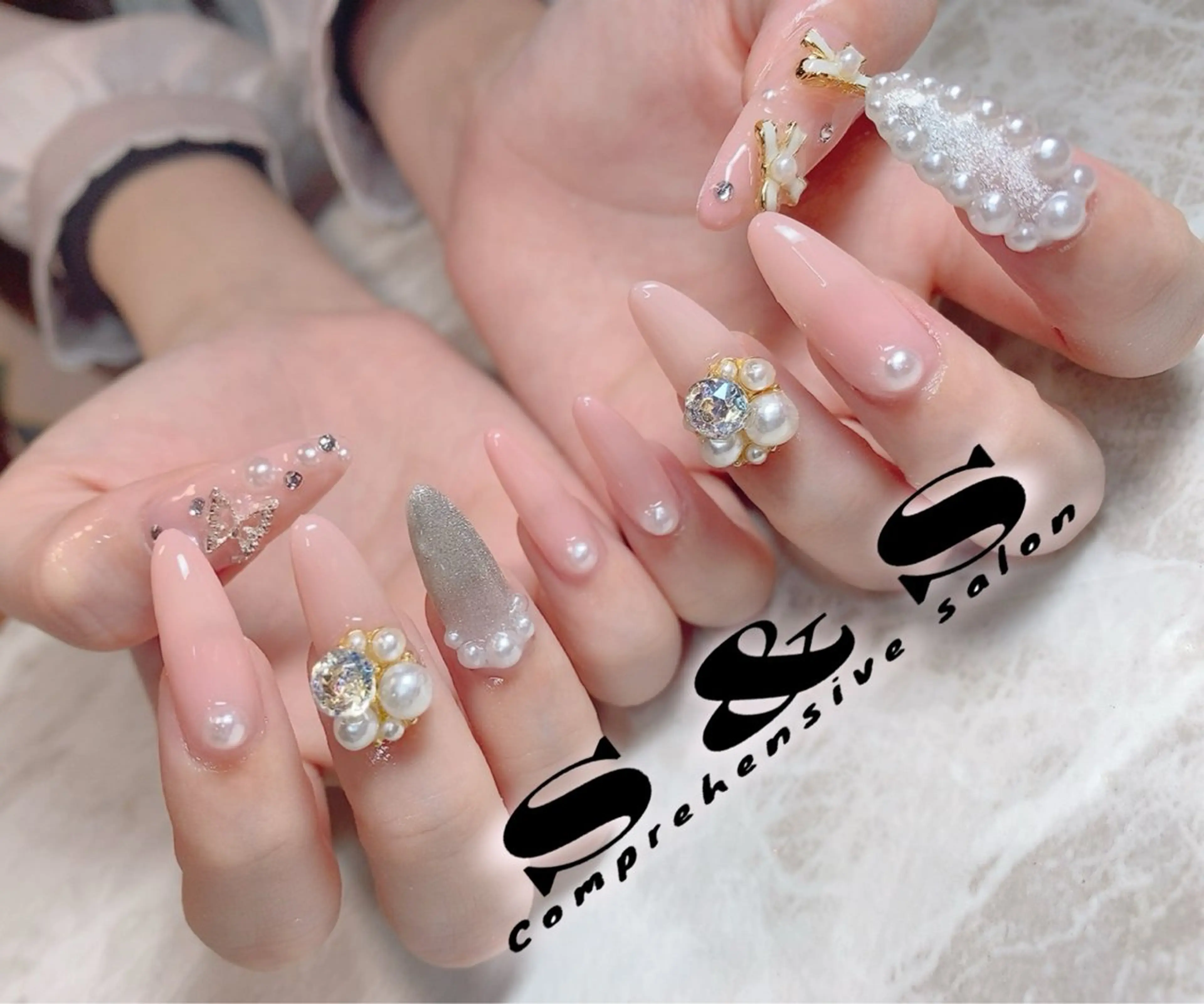 ネイル 長さ出し メンズネイル 持ち込み スカルプネイル S&S 村田小百合のネイルデザイン