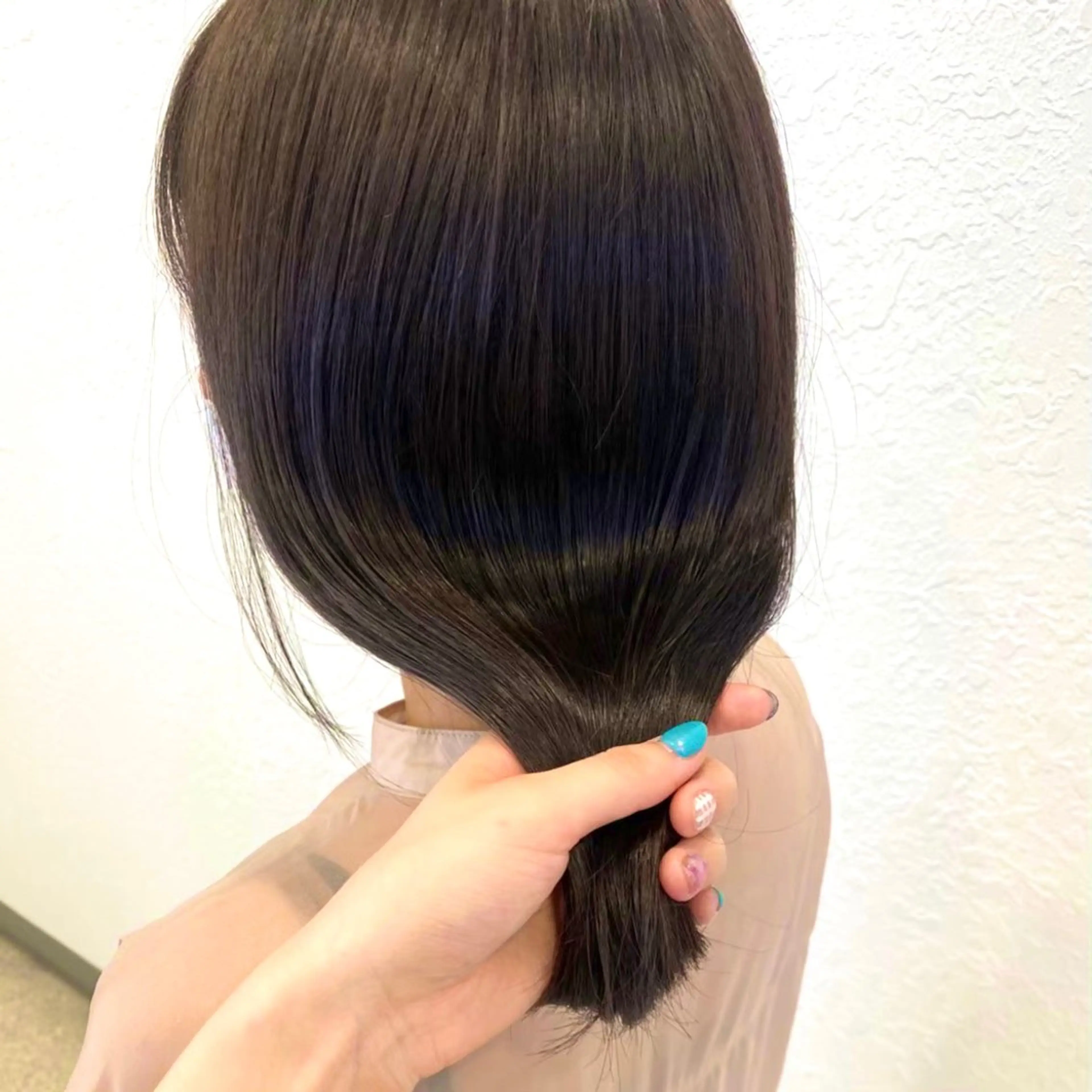 ミディアム カラー ブラウンカラー ダークブラウン トリートメント ParveMix いしいまお🌼のヘアスタイル