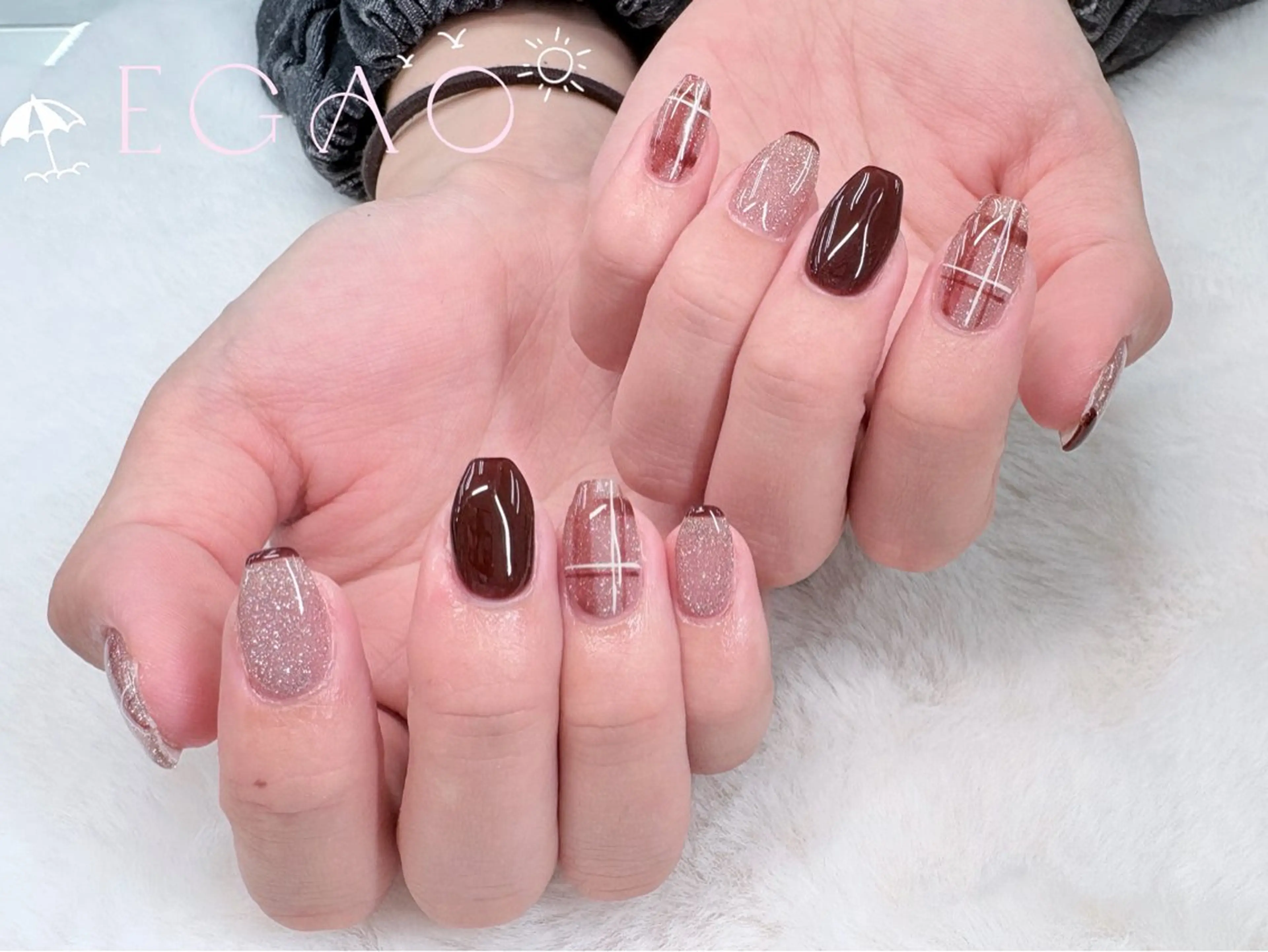 ネイル アートネイル フットネイル フレンチネイル ジェルネイル グラデーション ハンドネイル Egao Nail Salonのネイルデザイン