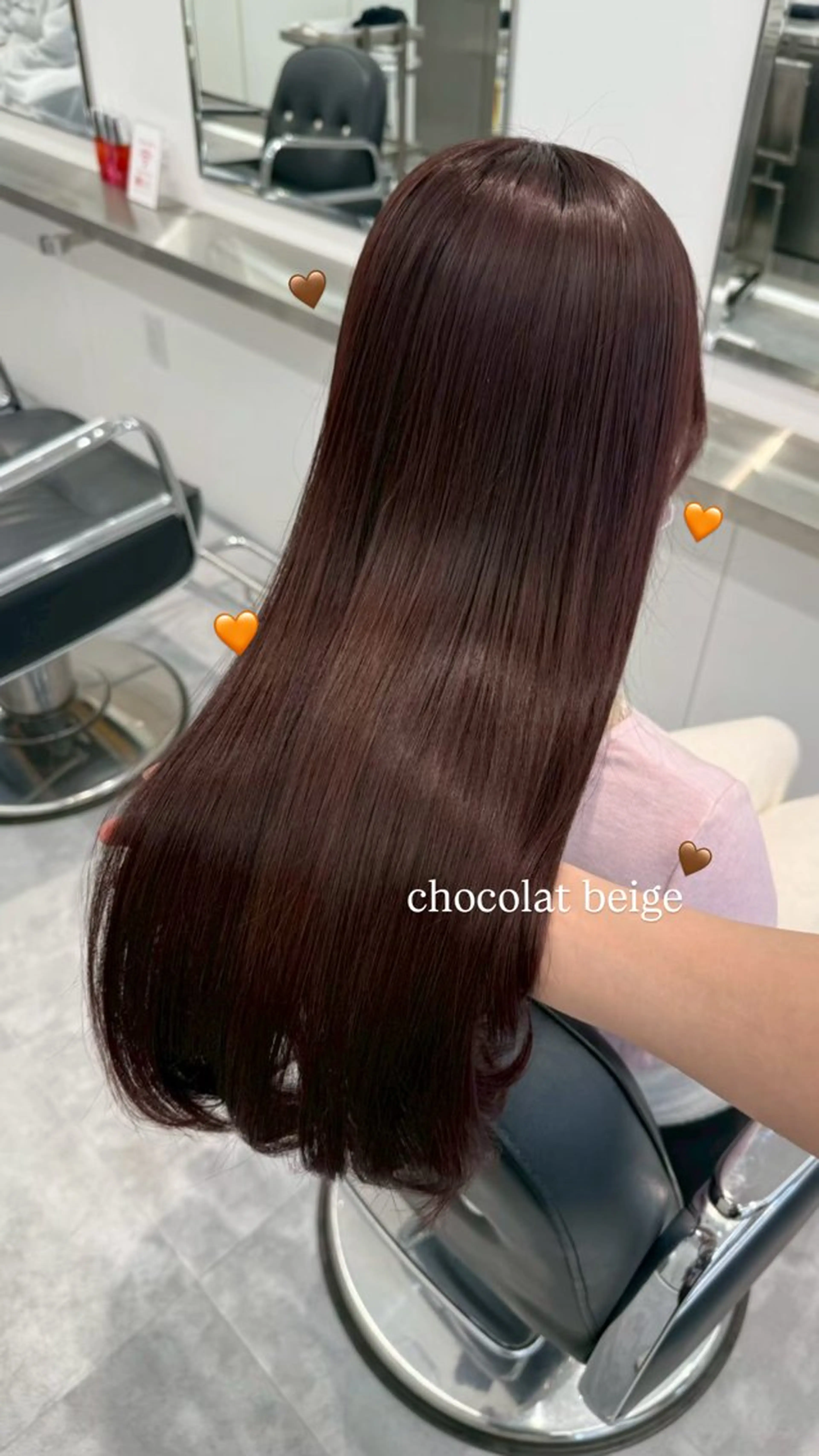 ロング カラー Parve Mix 森 美遥🇰🇷🩶のヘアスタイル