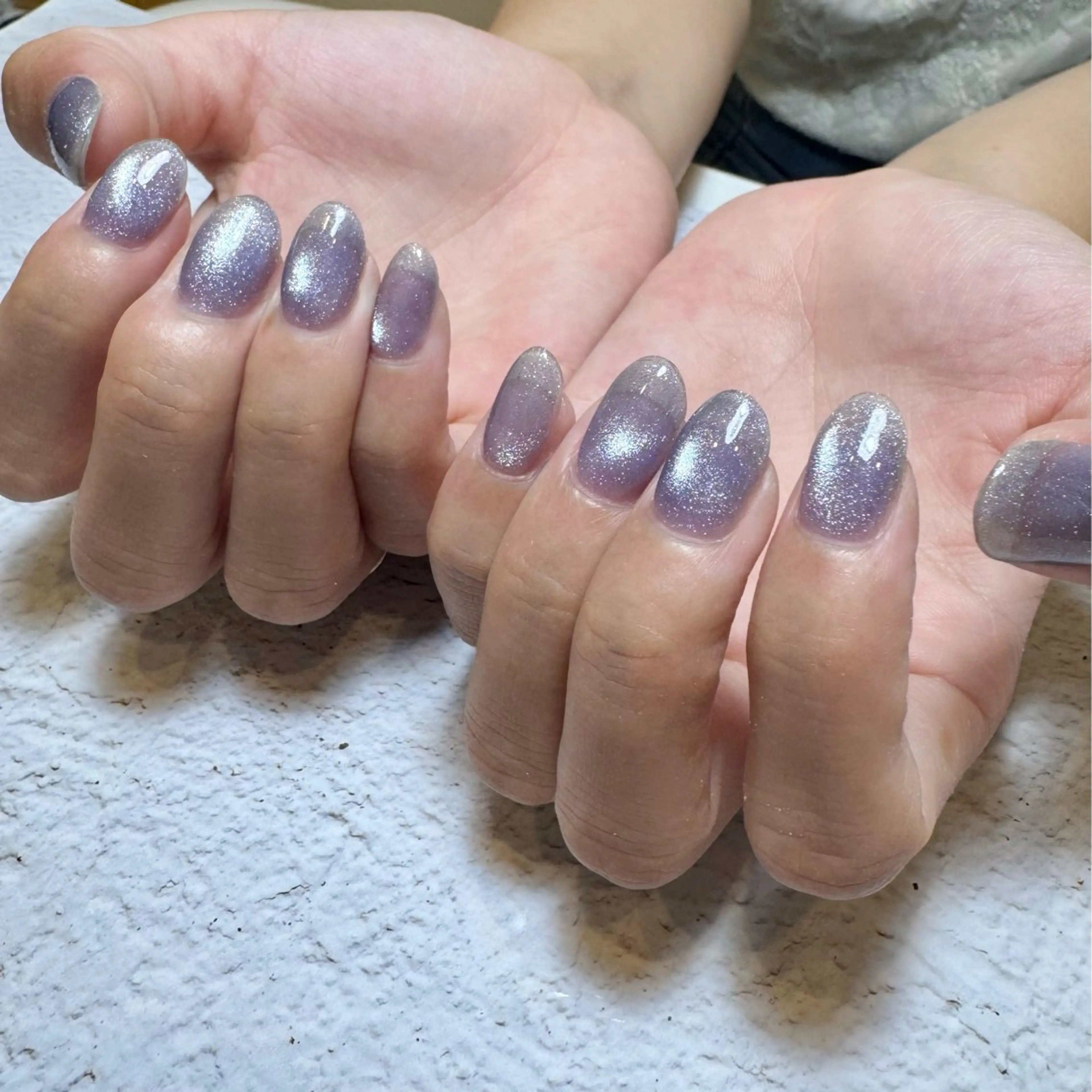ネイル ブルー マグネットネイル byeol nailのネイルデザイン