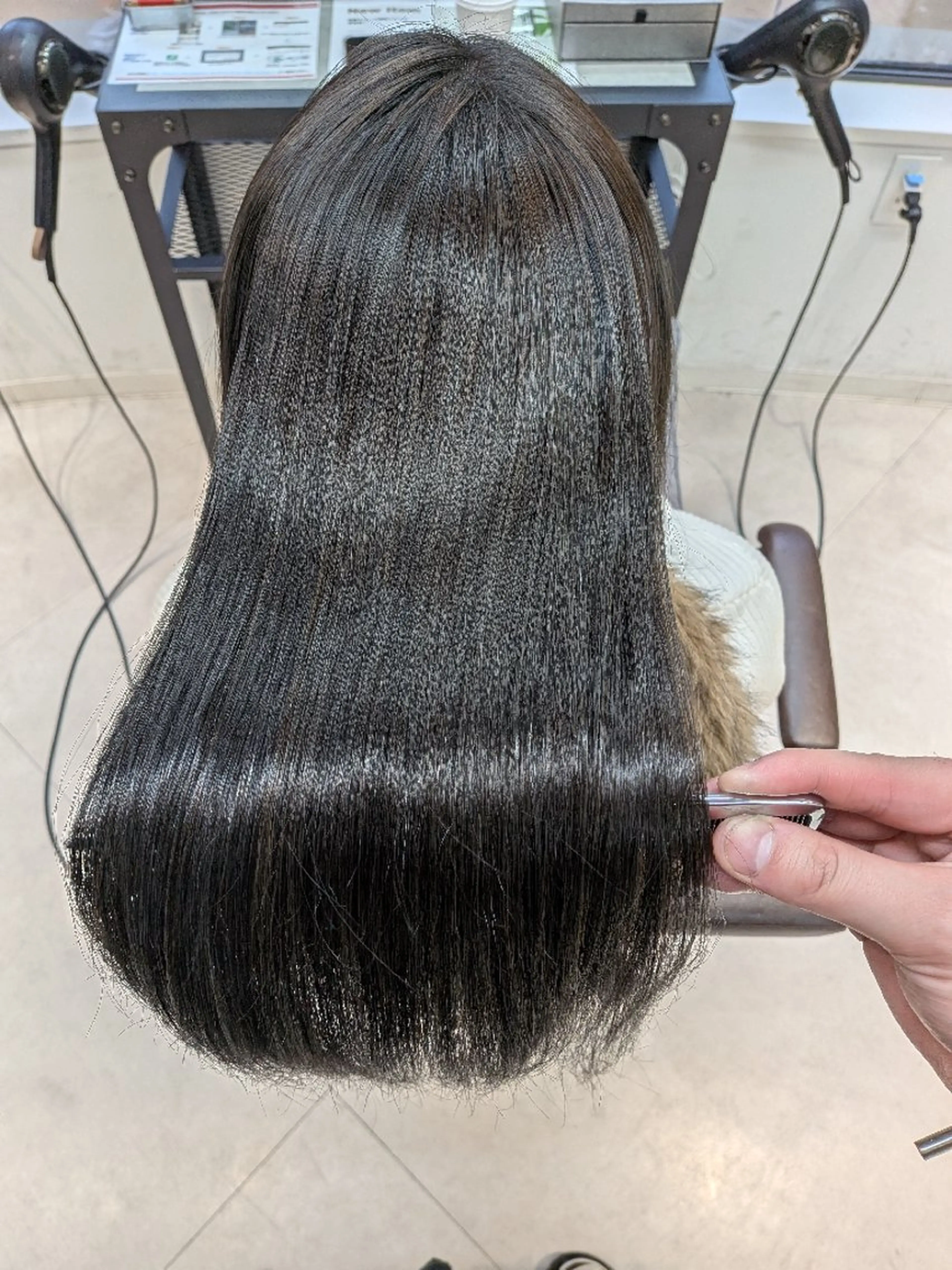 カラー グレージュ ヘアカラー トリートメント 八木琉河/ハイトーン カラー/ブリーチのヘアスタイル