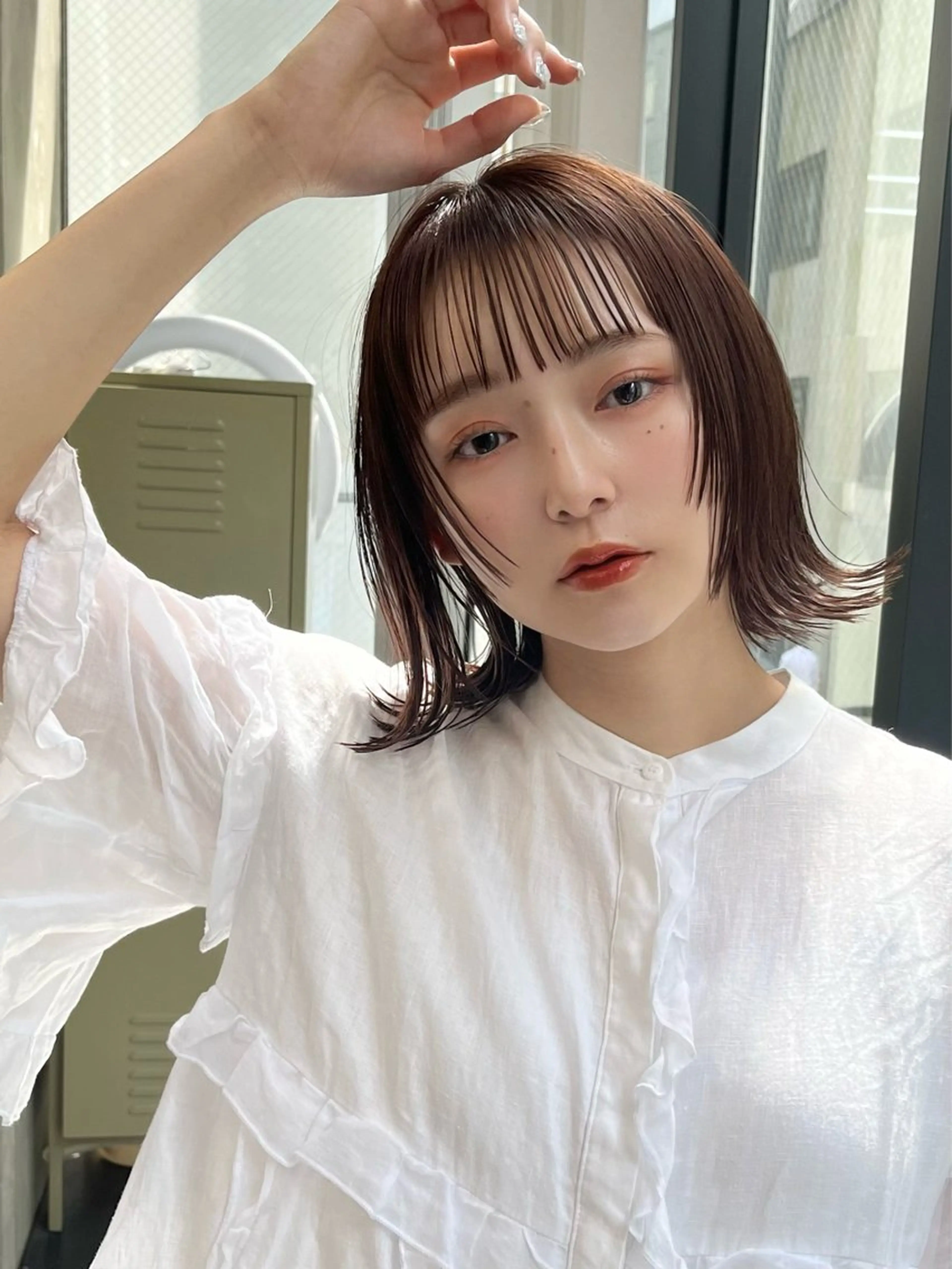 ミディアム カット ヘアカラー トリートメント ウルフ/レイヤー ⚡️ITSUKU⚡️のヘアスタイル