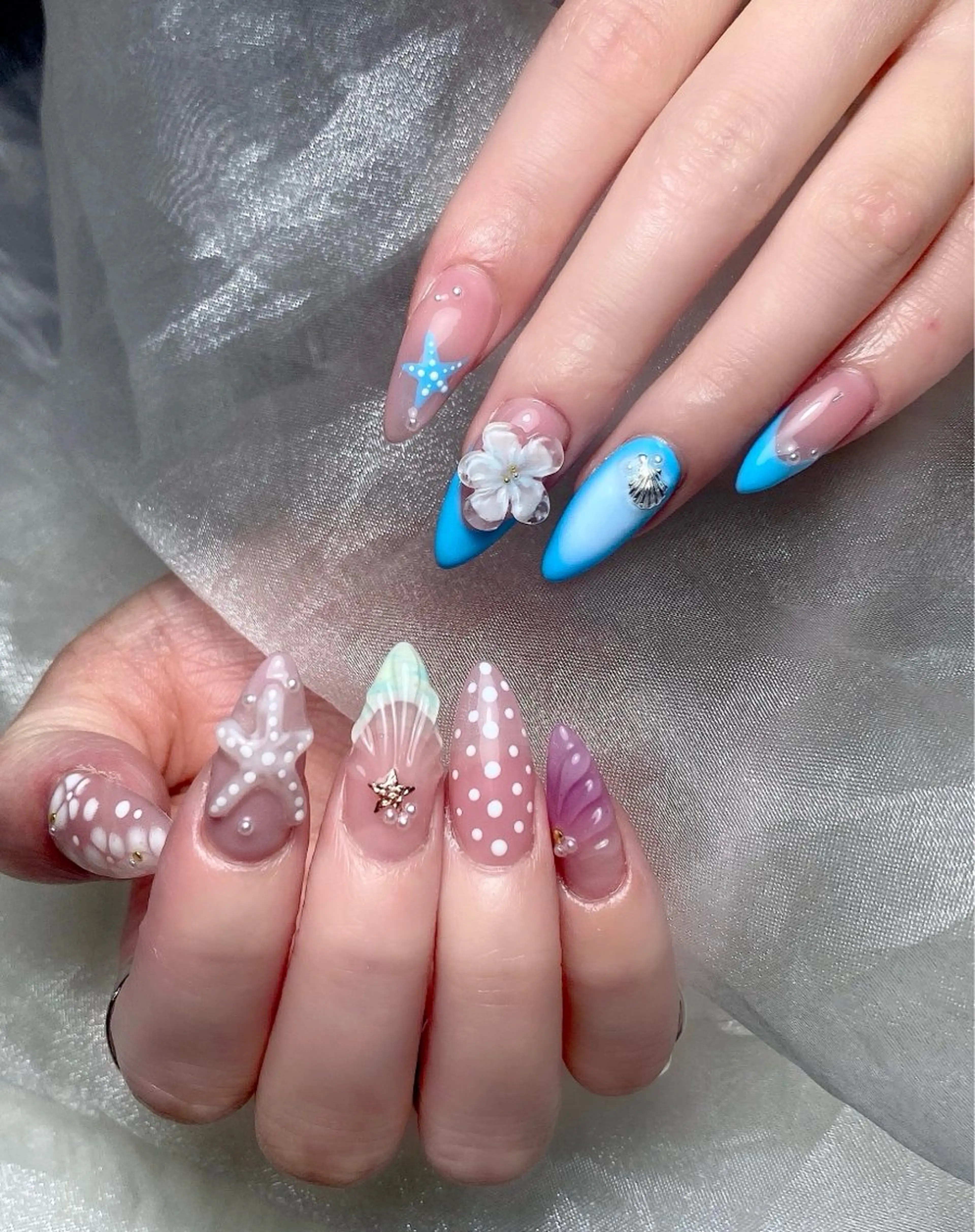 ネイル ハンドネイル ハンドケア Hi Beauty 渋谷(ネイル、ハイパーナイフ6、脂肪れいきゃく、マッサージ&エステサロン)所属・Hi beauty 渋谷のネイルデザイン