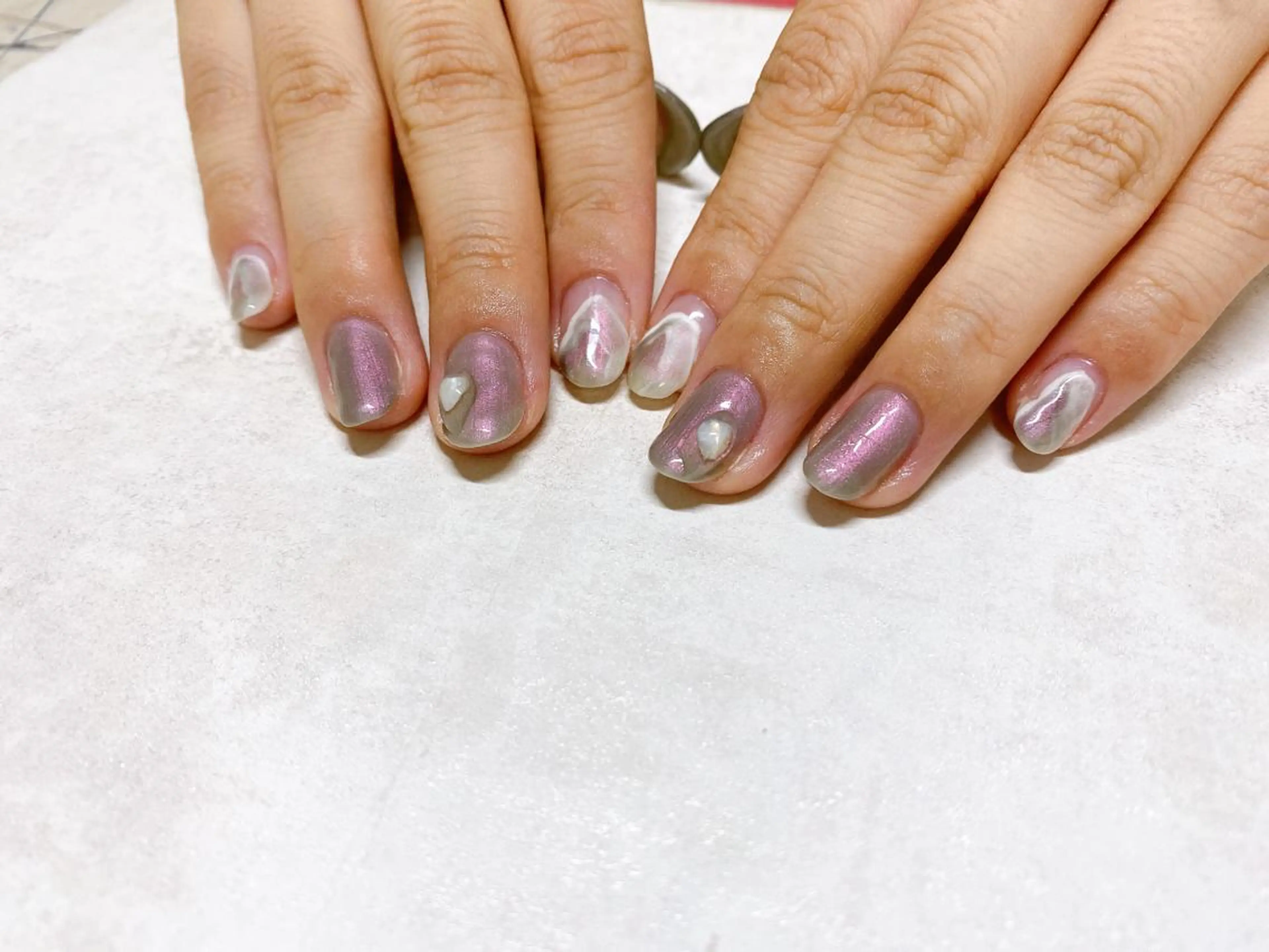 ネイル オーロラネイル フラワーネイル フットネイル フレンチネイル ジェルネイル Mogu nail 二子玉川のネイルデザイン