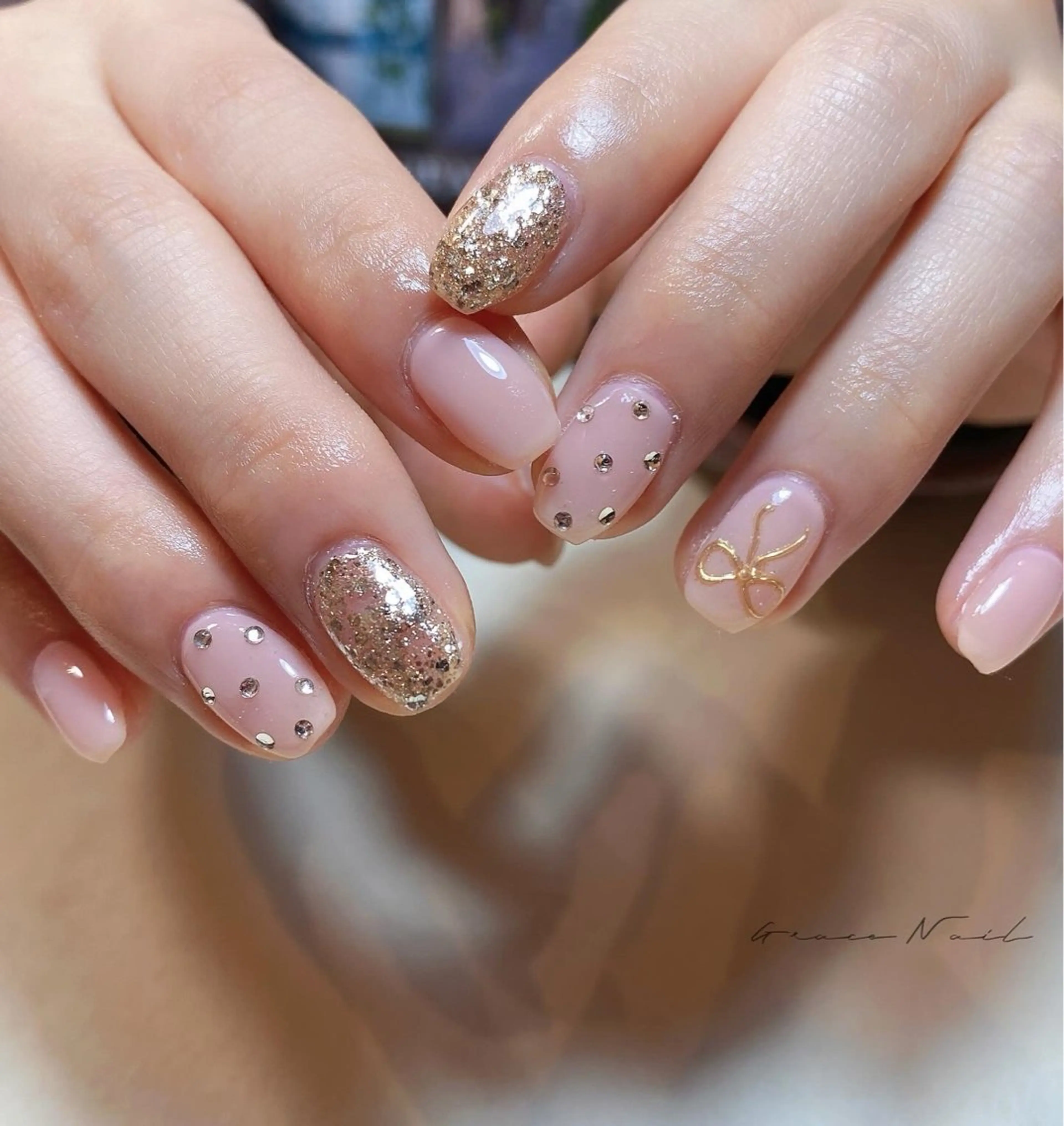 ネイル ハンドネイル ☆*｡Grace Nail｡*☆のネイルデザイン