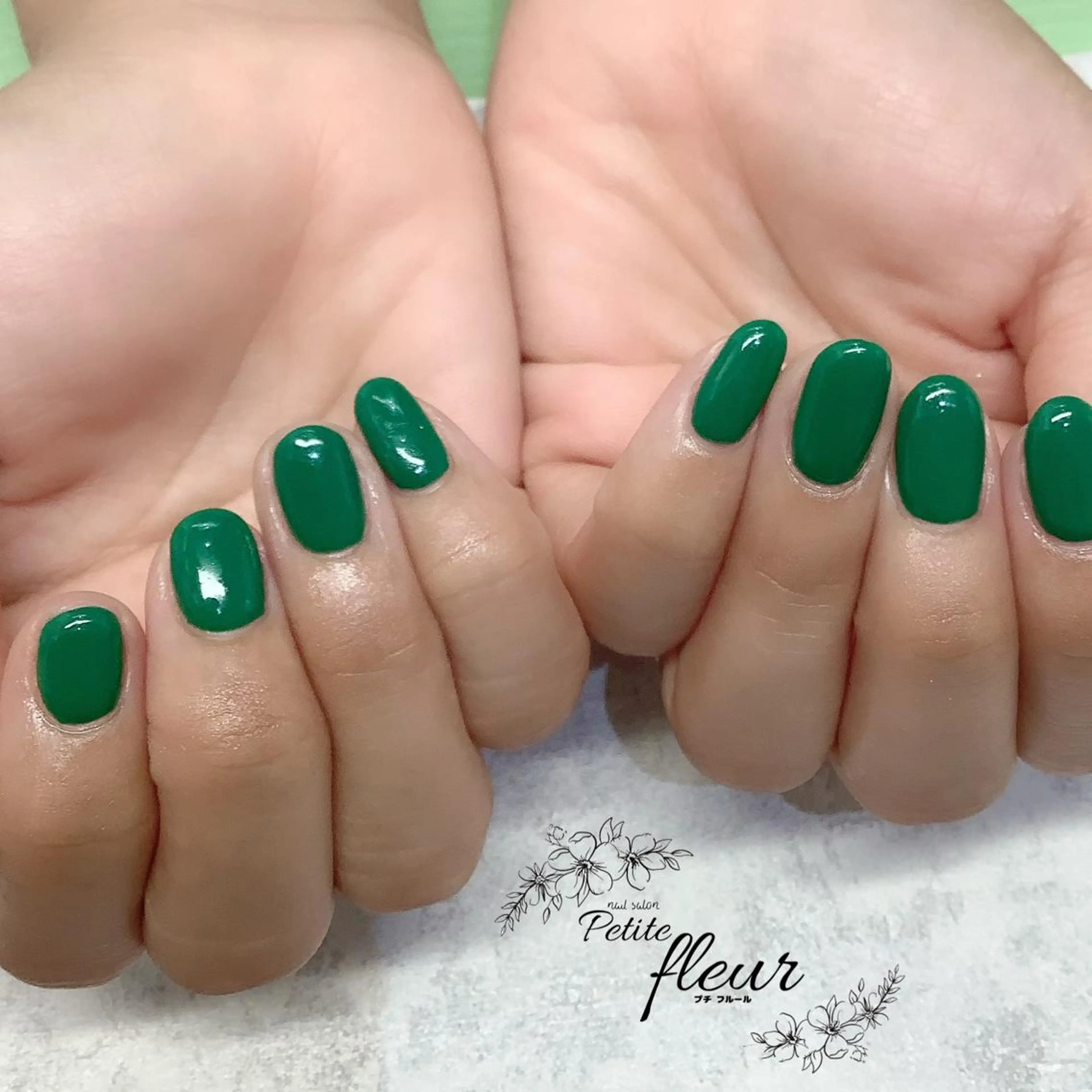 ネイル ワンカラーネイル ハンドネイル ❁⃘*。Petite fleur❁⃘*りさのネイルデザイン