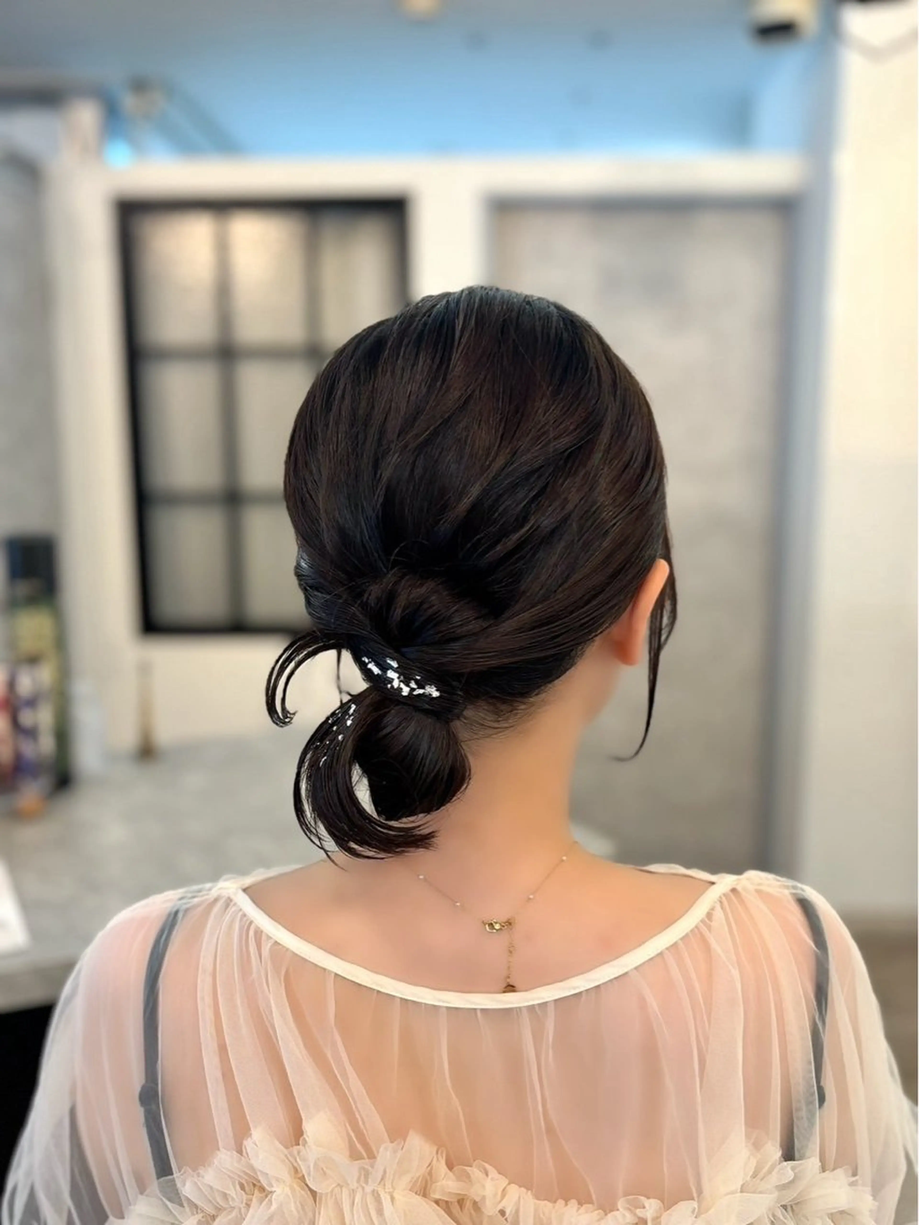 ヘアアレンジ ヘアセット VISAGE ba.sk 金子詩帆のヘアスタイル