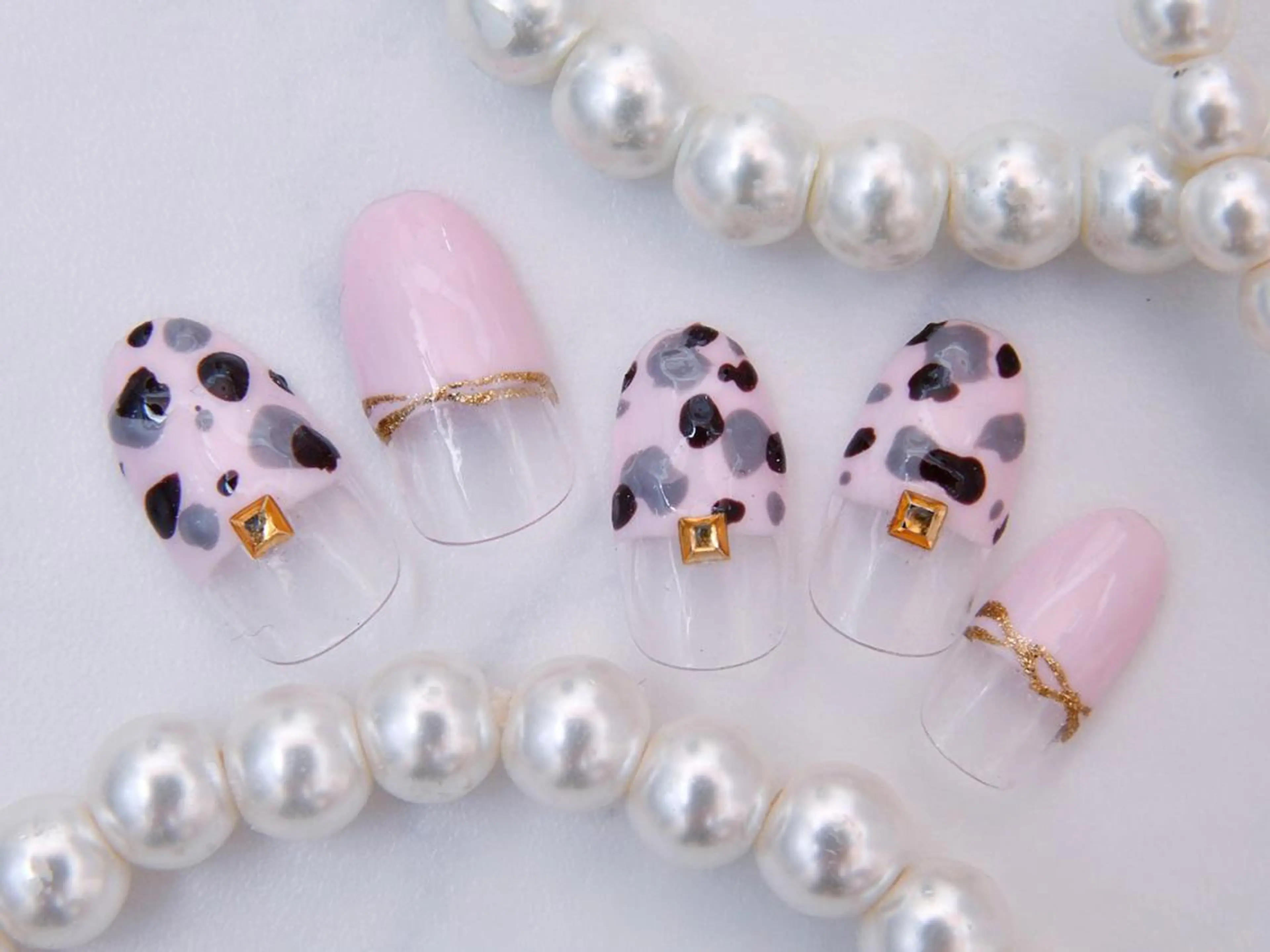 ネイル 桜ネイル 長さ出し フットネイル スカルプネイル 💗🪽Tiary Nail🪽💗のネイルデザイン