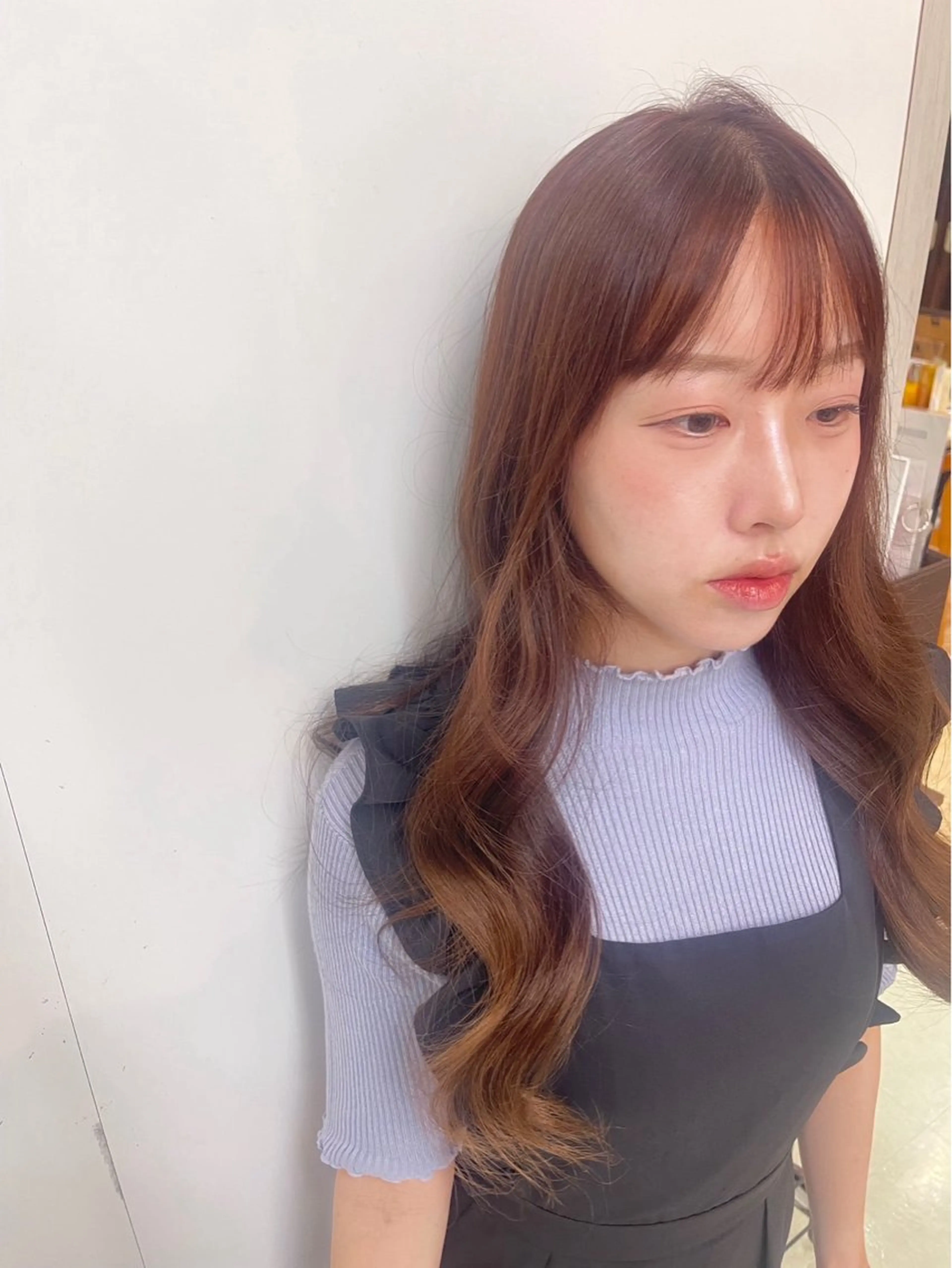 ロング カラー ヘアーメイクWILL 西宮店所属・WILL西宮 藤原 佳奈/髪質改善/艶髪のヘアスタイル