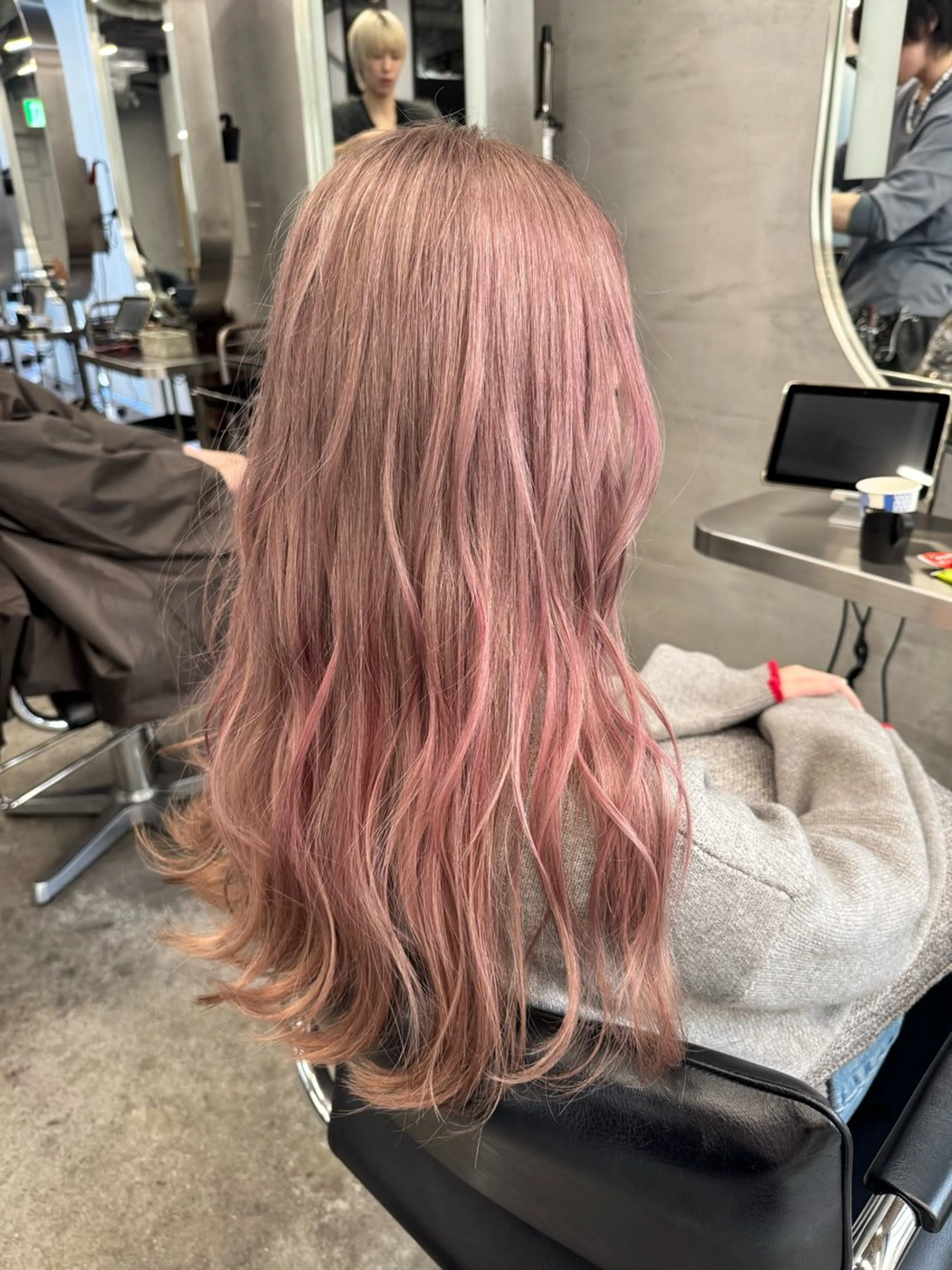 ロング カラー ヘアカラー トリートメント ヘアセット 髪質改善&艶カラー Zina💋池袋のヘアスタイル