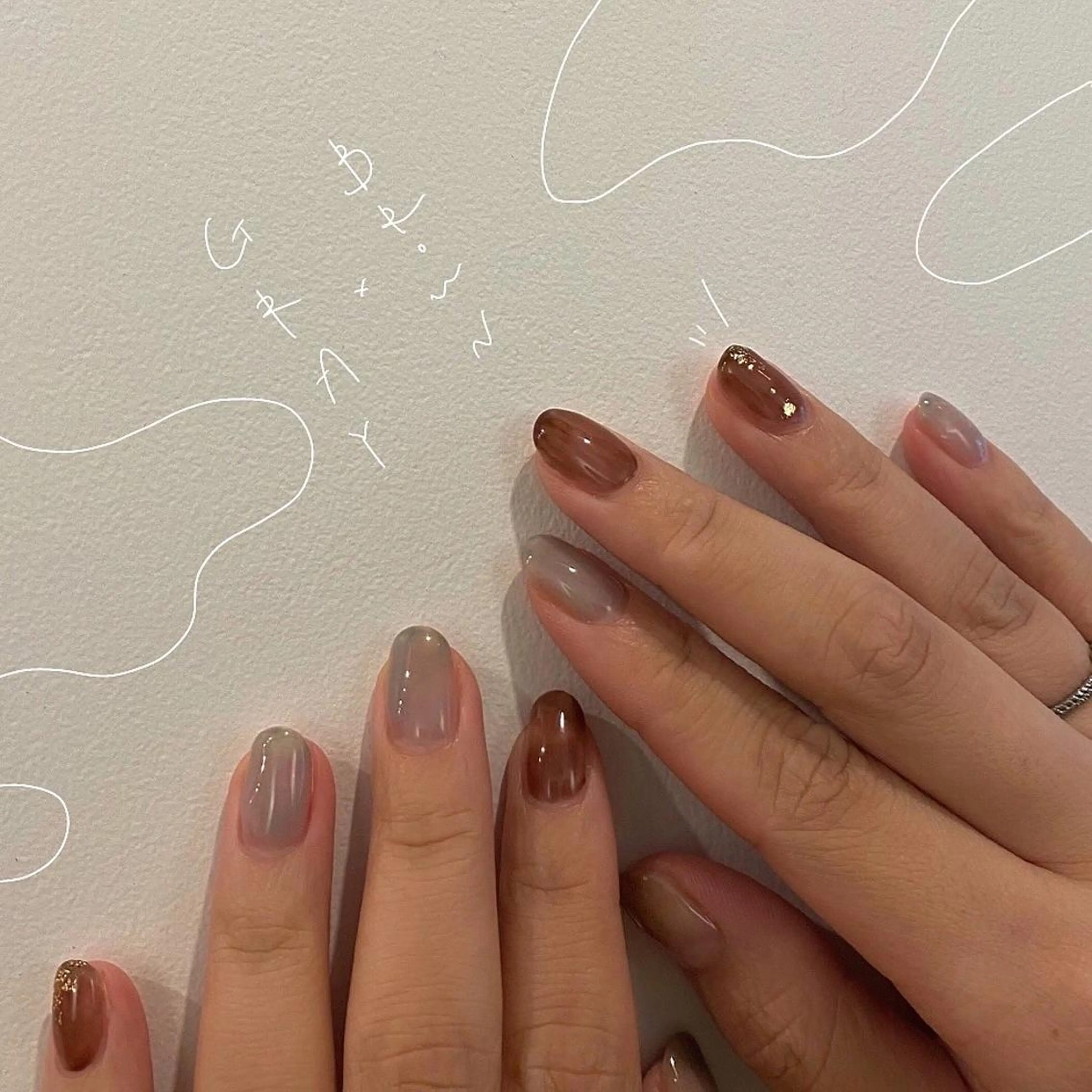 ネイル 持ち込み ハンドネイル &. momoのネイルデザイン