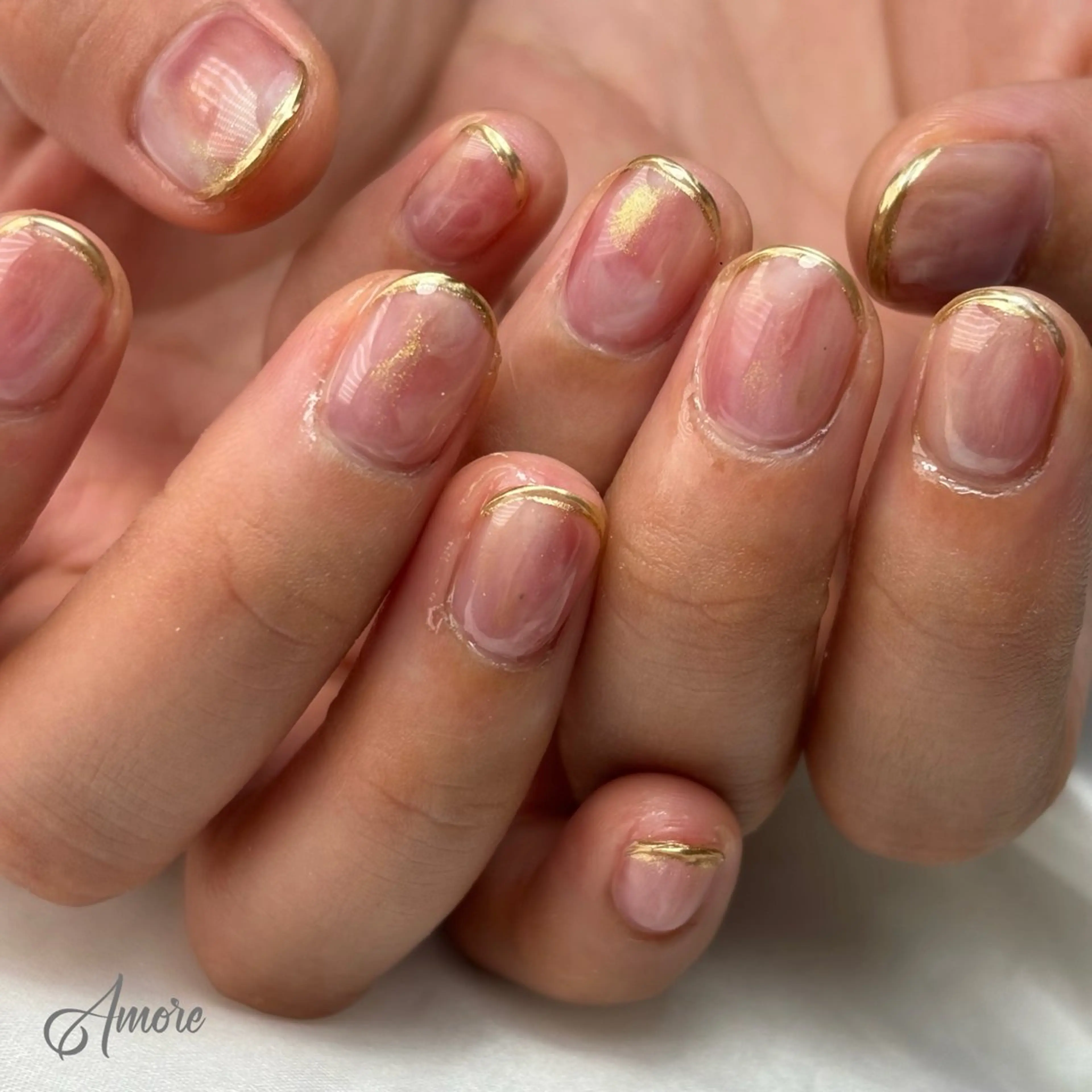 ネイル ジェルネイル キラキラネイル 韓国ネイル マグネットネイル パラジェル You kyehwaのネイルデザイン