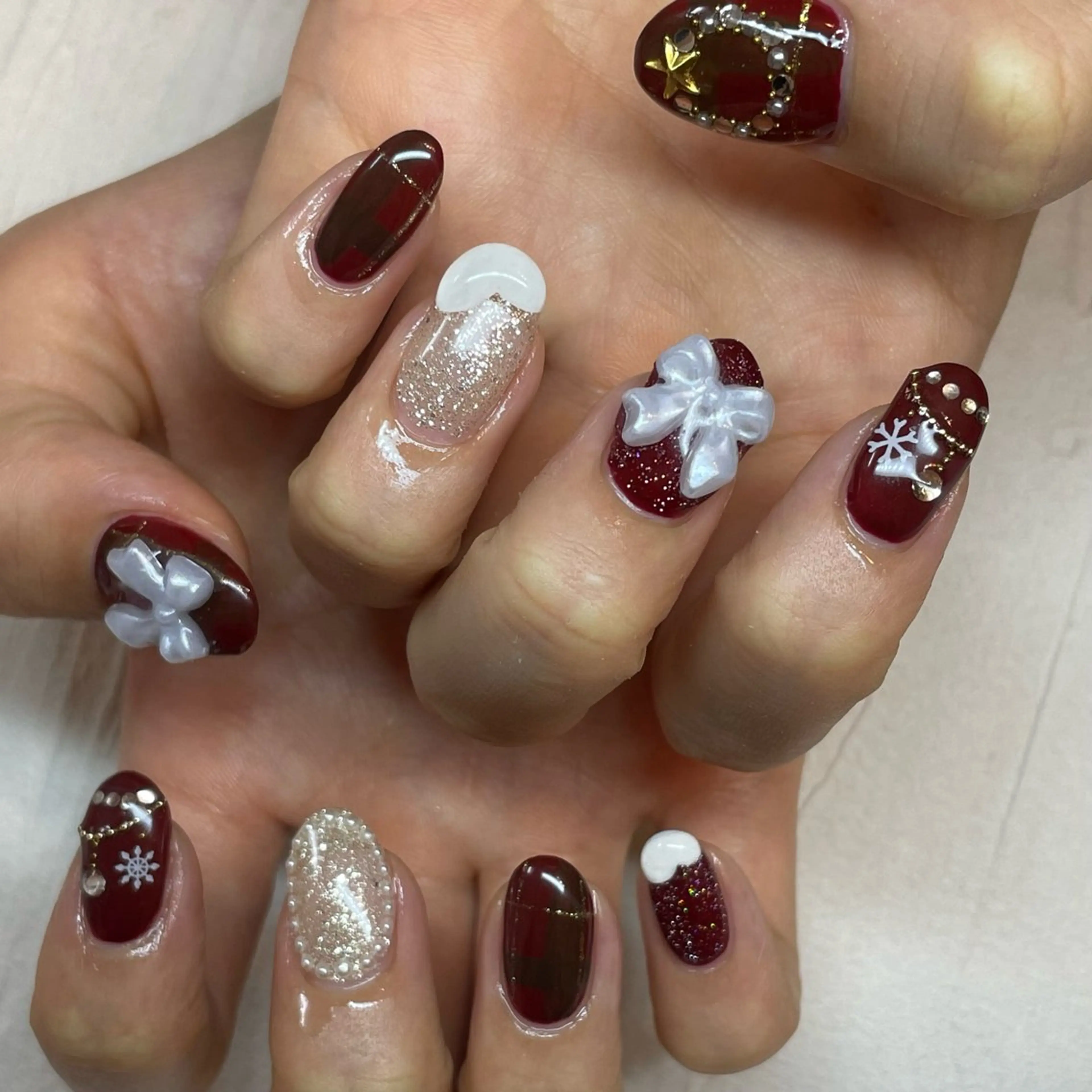 ネイル ハンドネイル カメレオン京橋🌻 草葉由佳のネイルデザイン