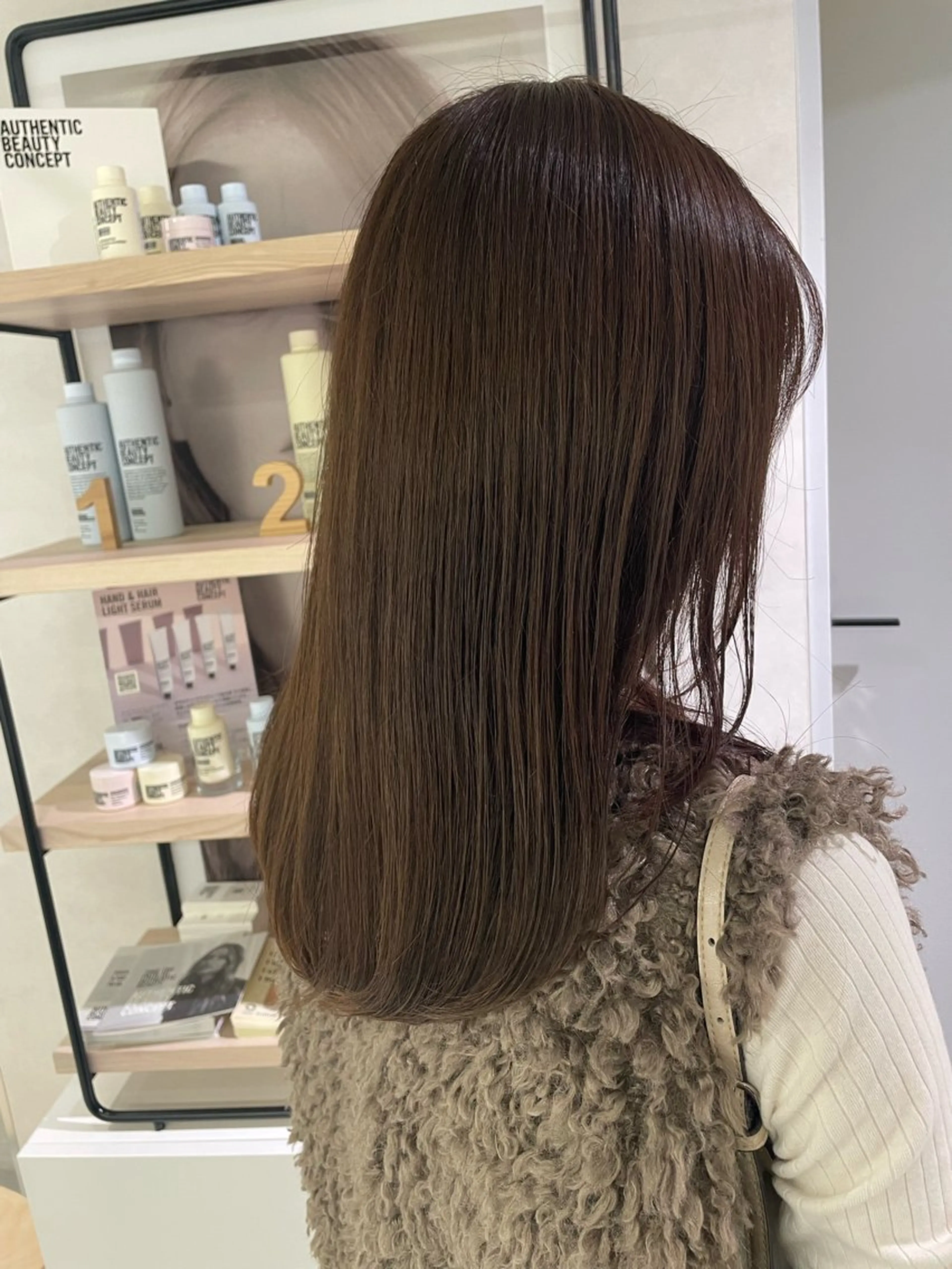 セミロング カラー キートス西梅田⭐️ こうきのヘアスタイル