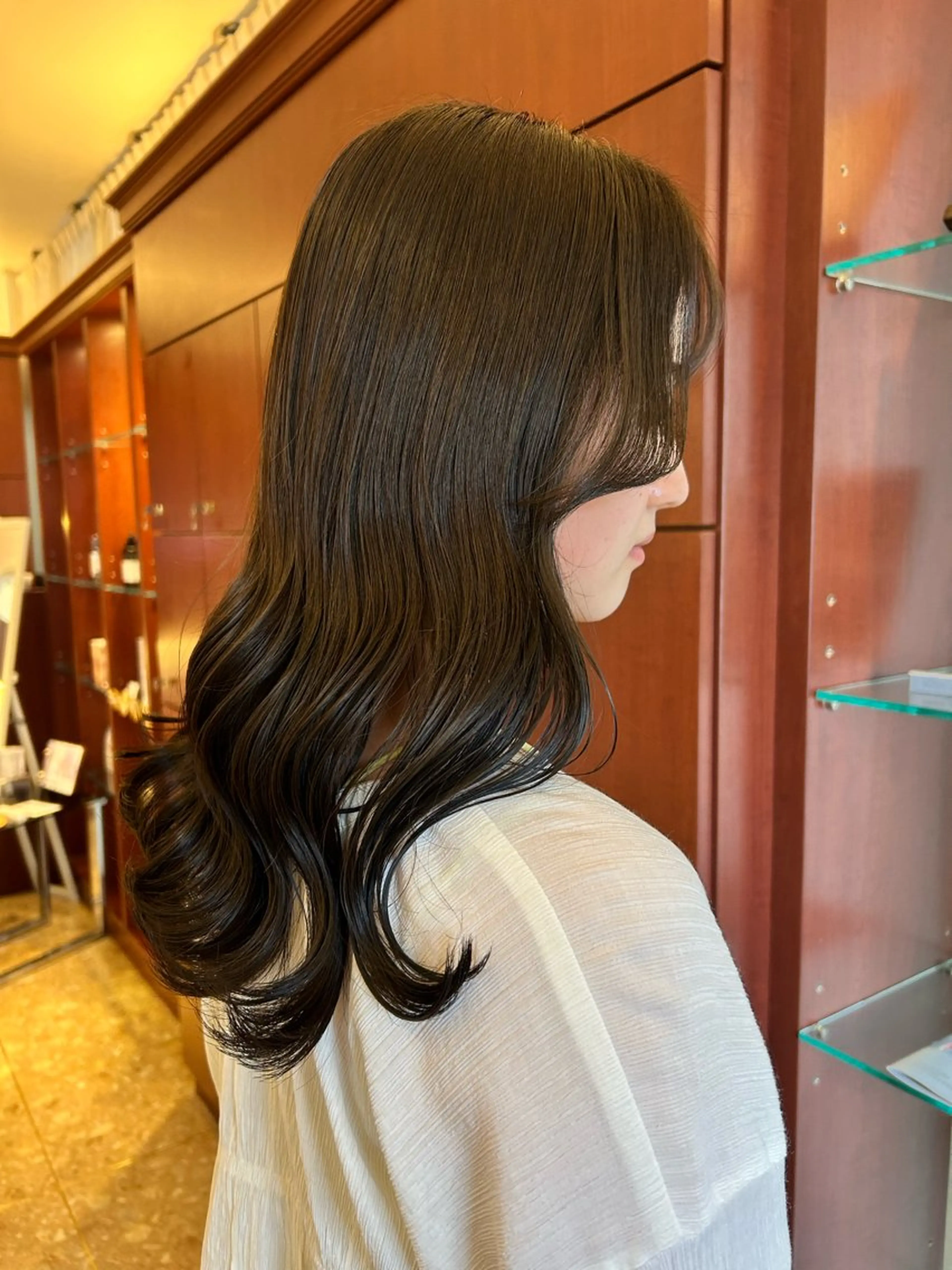 ロング カラー ベージュカラー 透明感カラー グレージュ 髪質改善 カット ヘアカラー 🌸HONOKA🌸 【グレージュ】のヘアスタイル