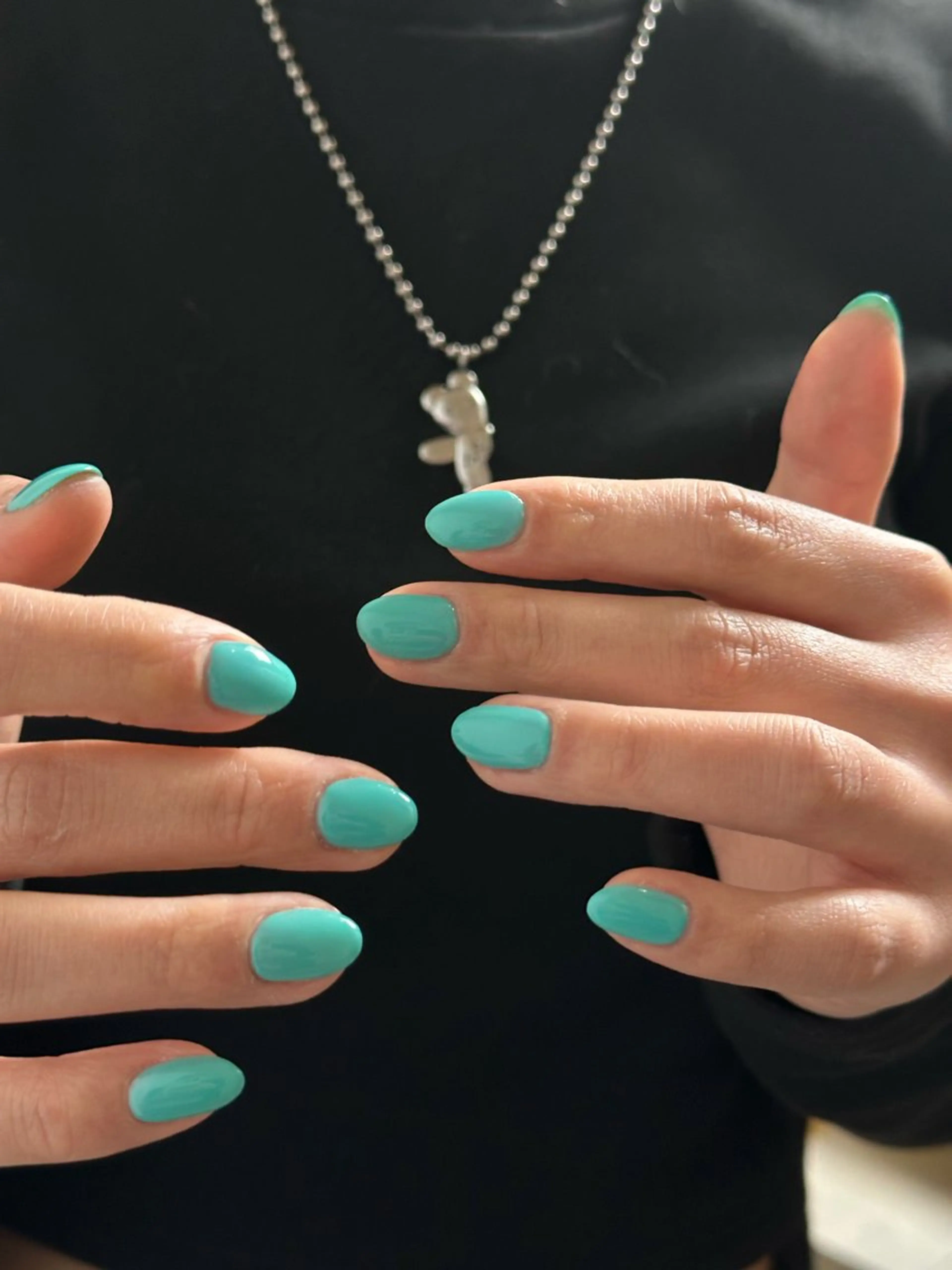 ネイル ブルー diptyMOILA ことりのネイルデザイン