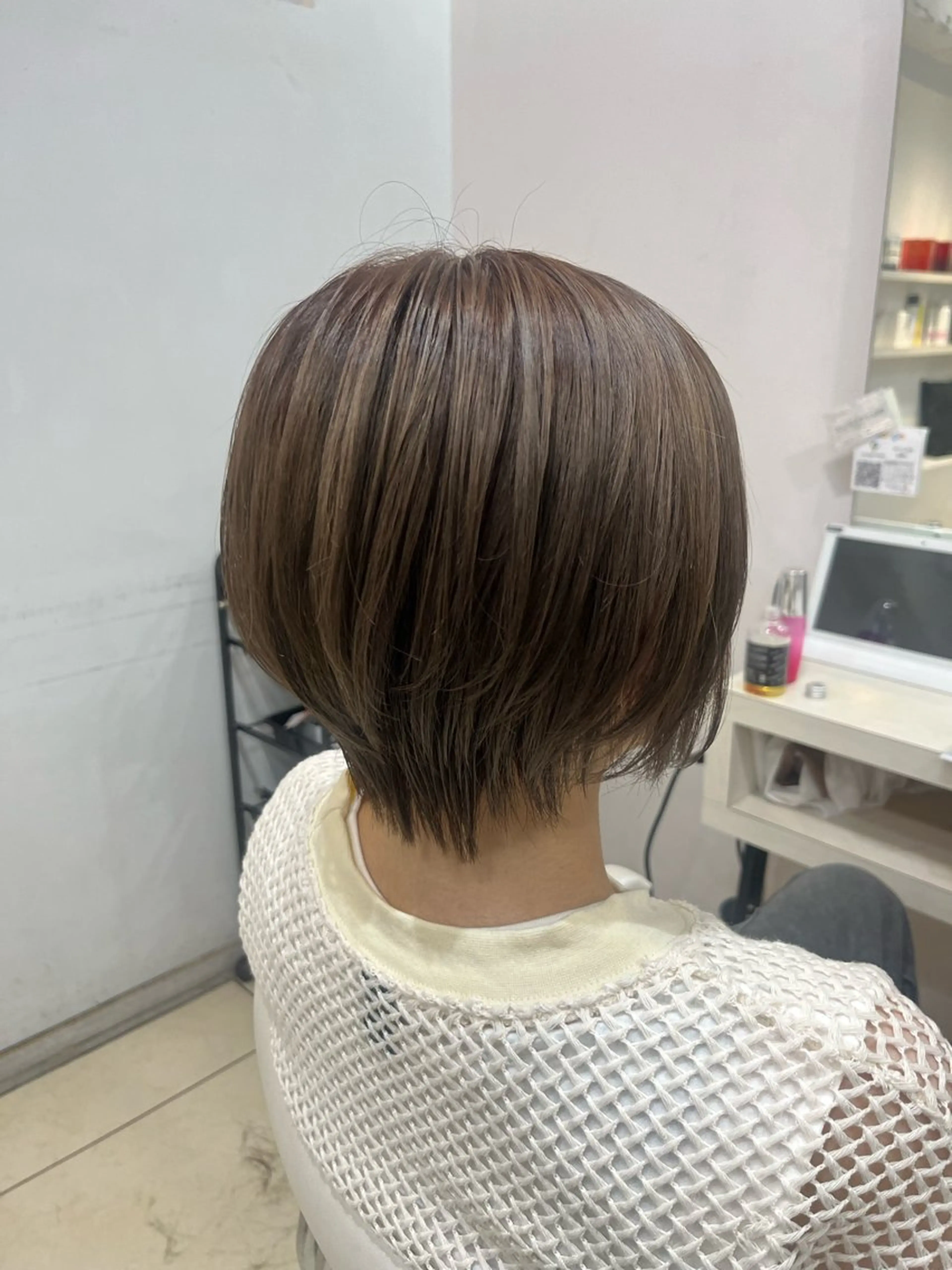 ショート カラー カット ヘアカラー 🤎ベージュカラー/ 髪質改善/山岸🤎のヘアスタイル