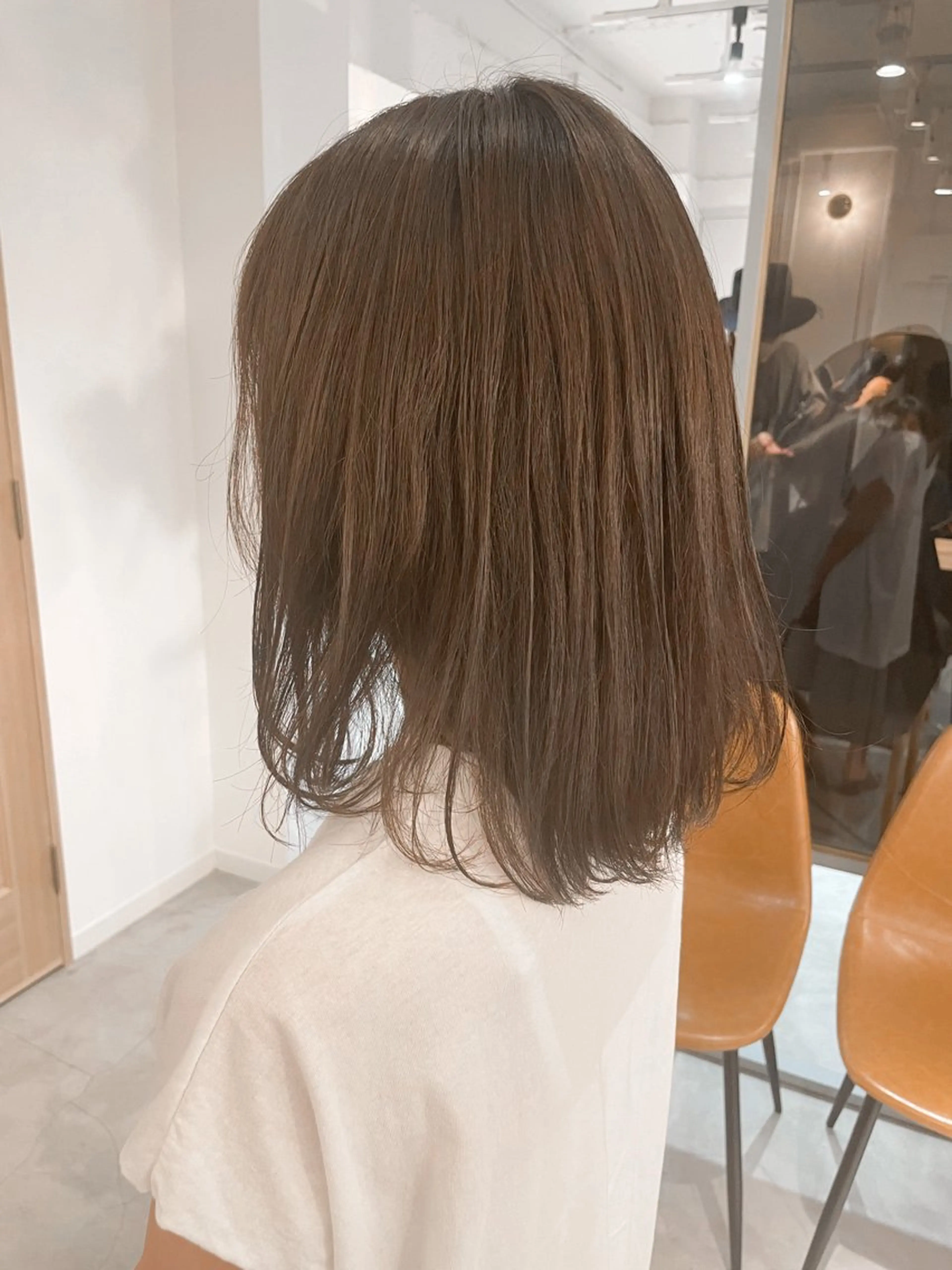 ミディアム カラー ヘアカラー トリートメント 💖竹島 遥楓💖のヘアスタイル