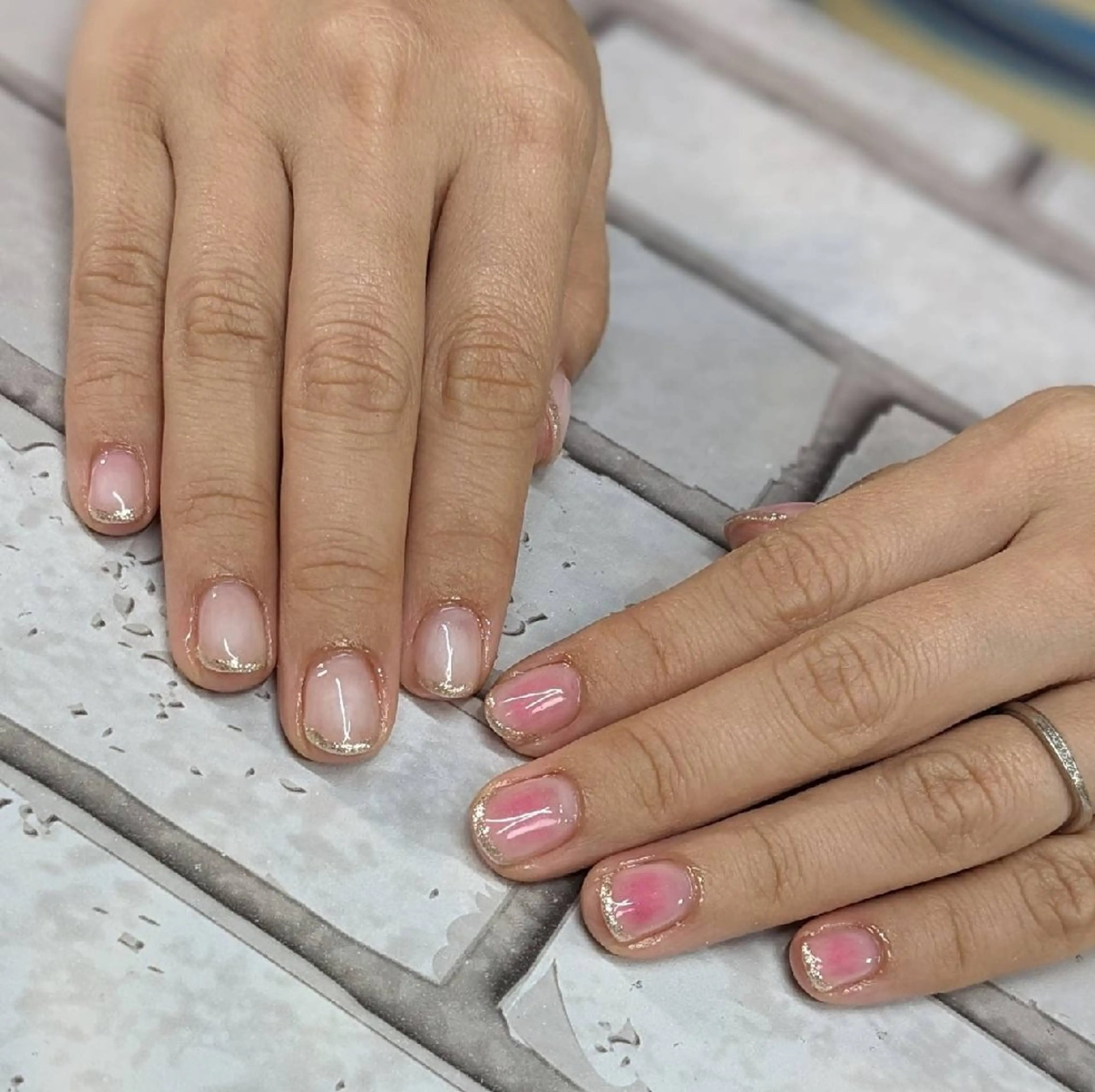 ネイル チークネイル クリアネイル フレンチネイル ハンドネイル ネイルサロンベルティ .keikoのネイルデザイン