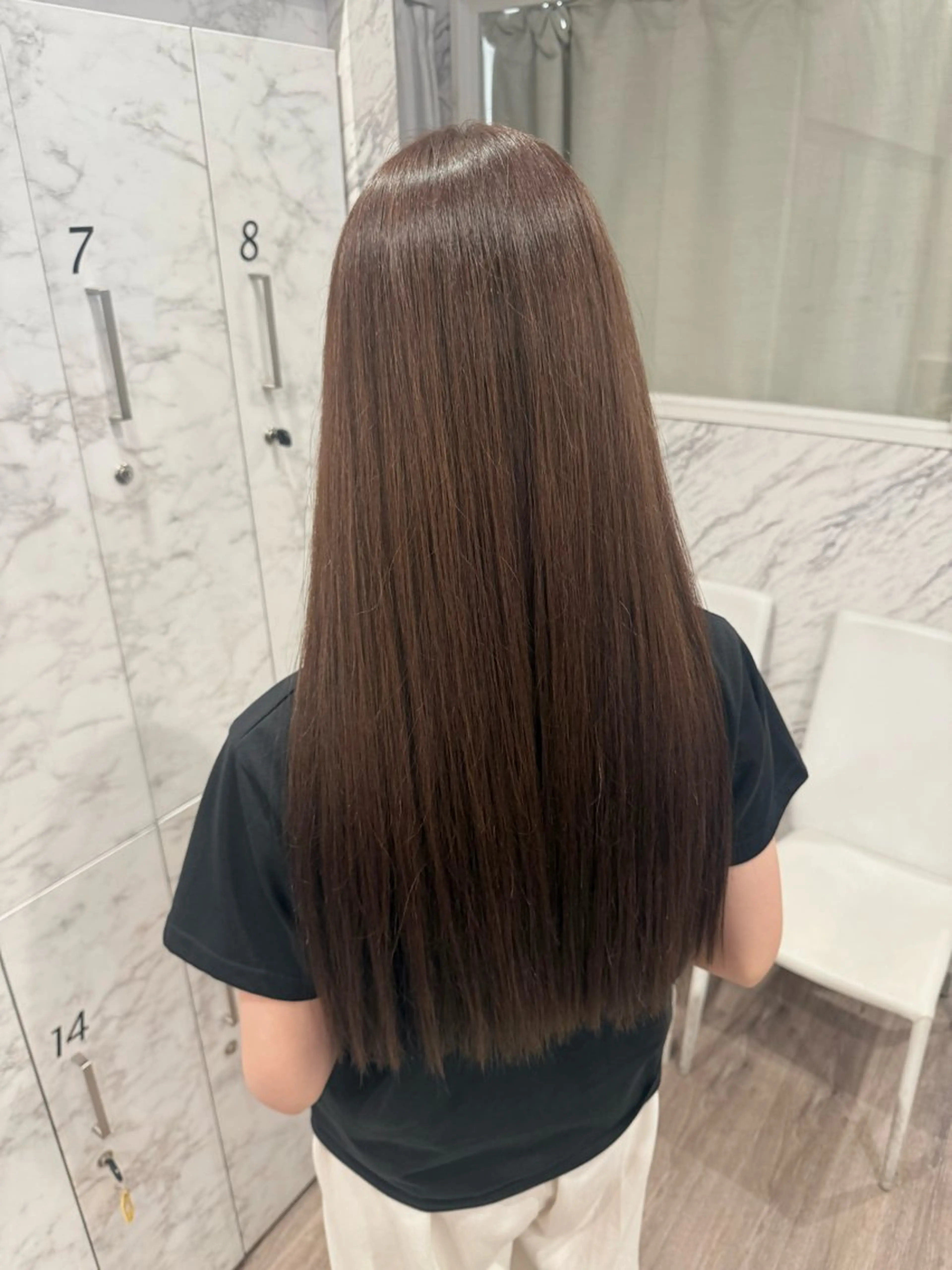 ロング カラー ヘアカラー 多田 明希のヘアスタイル