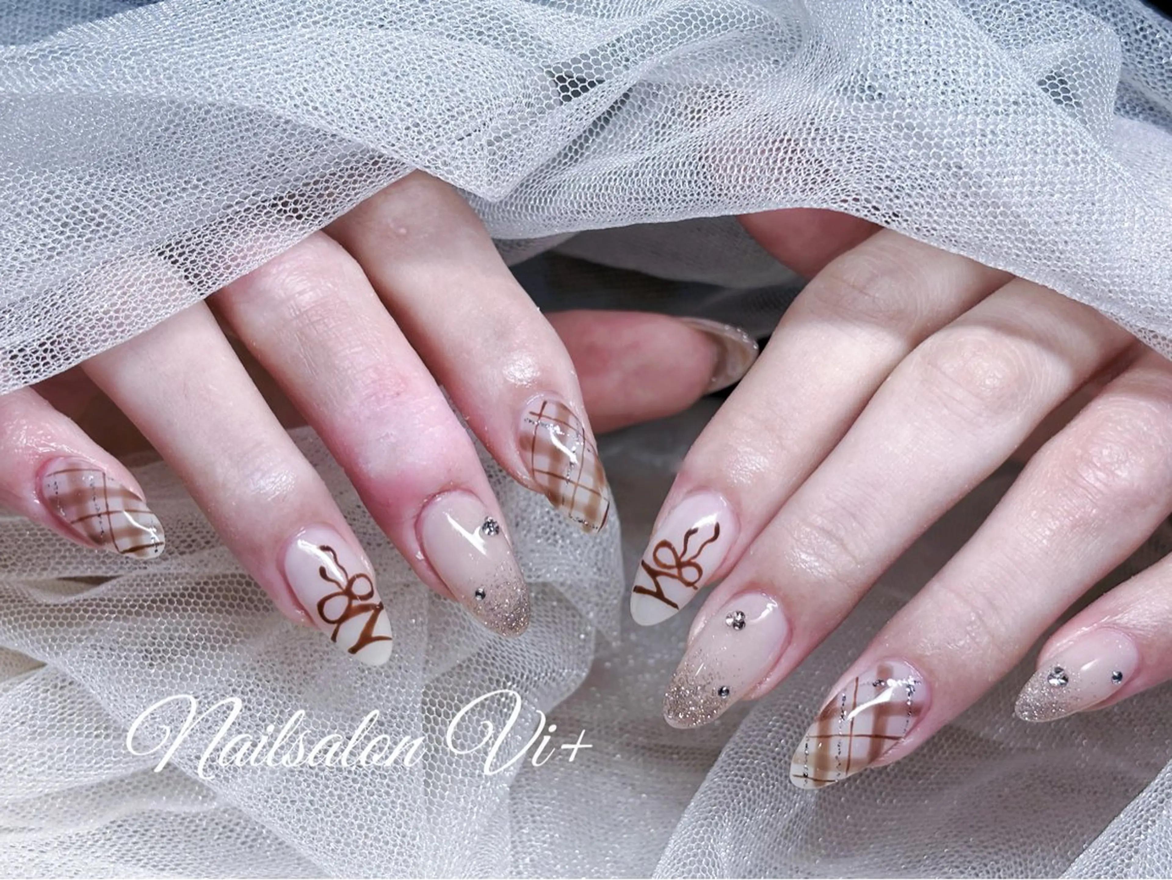 ネイル ハンドネイル Nailsalon Vi+ももか🩷のネイルデザイン