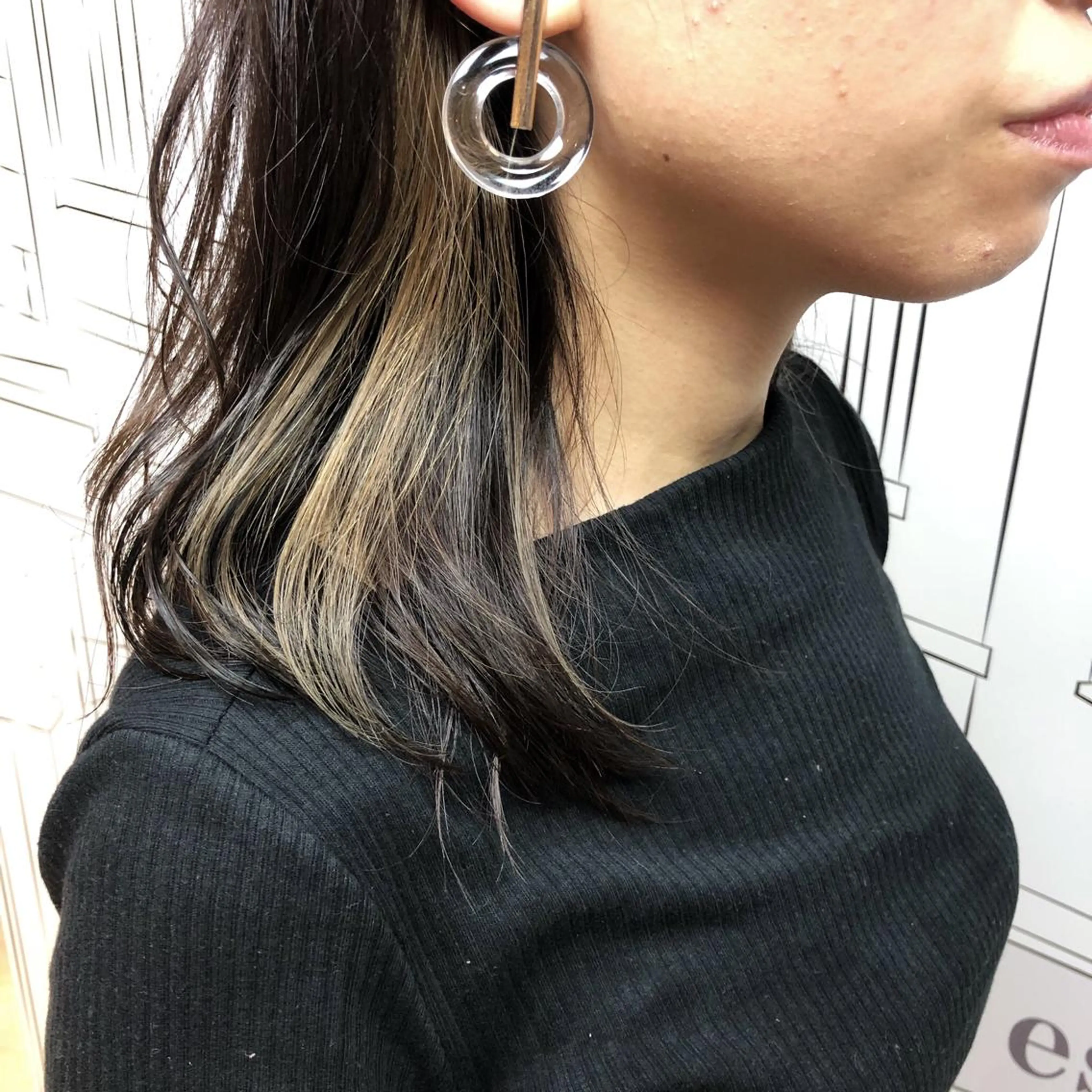 ミディアム カラー レイヤー,ボブ / 彩未のヘアスタイル