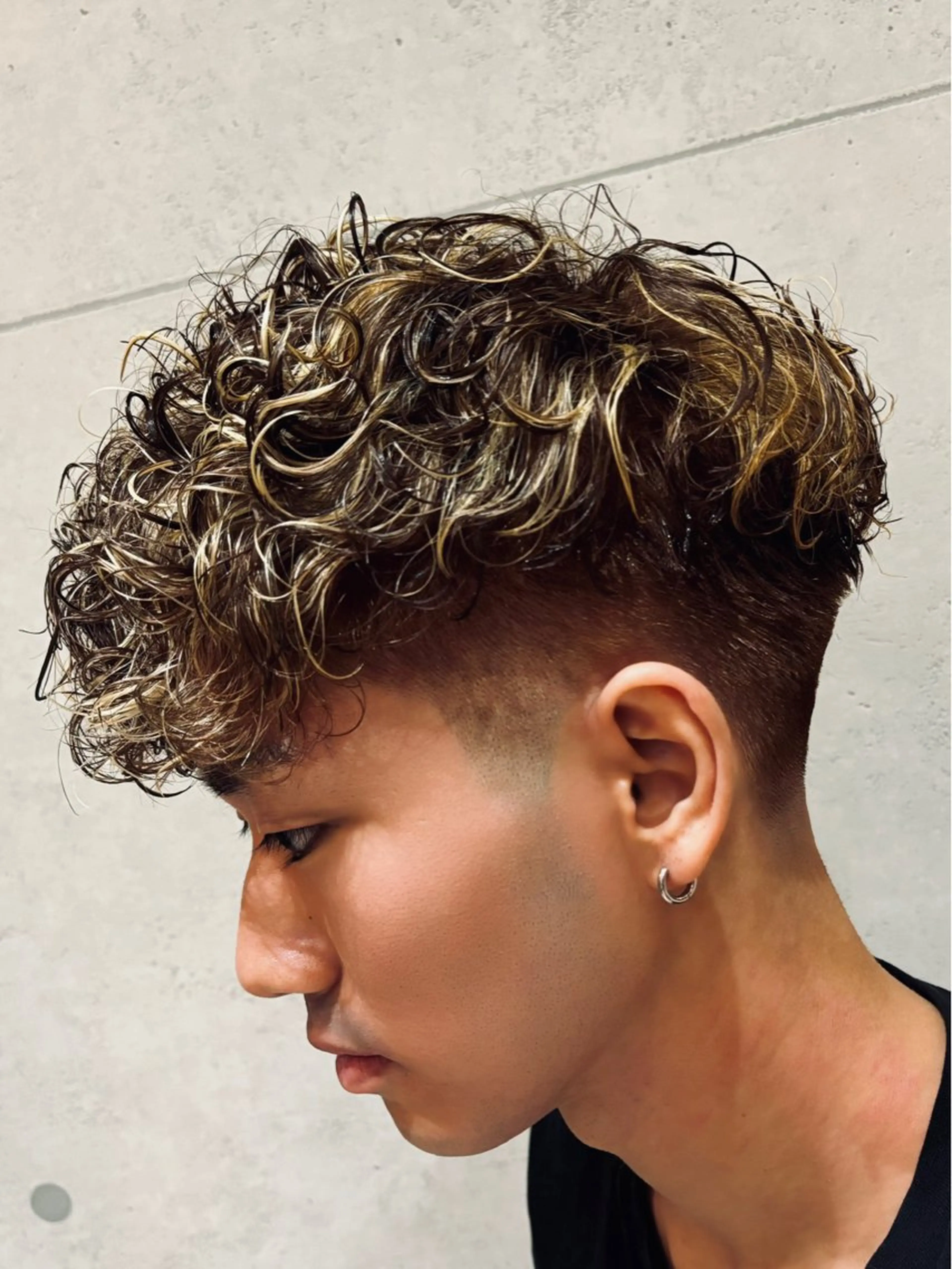 メンズ カット パーマ WiLL 大城のヘアスタイル