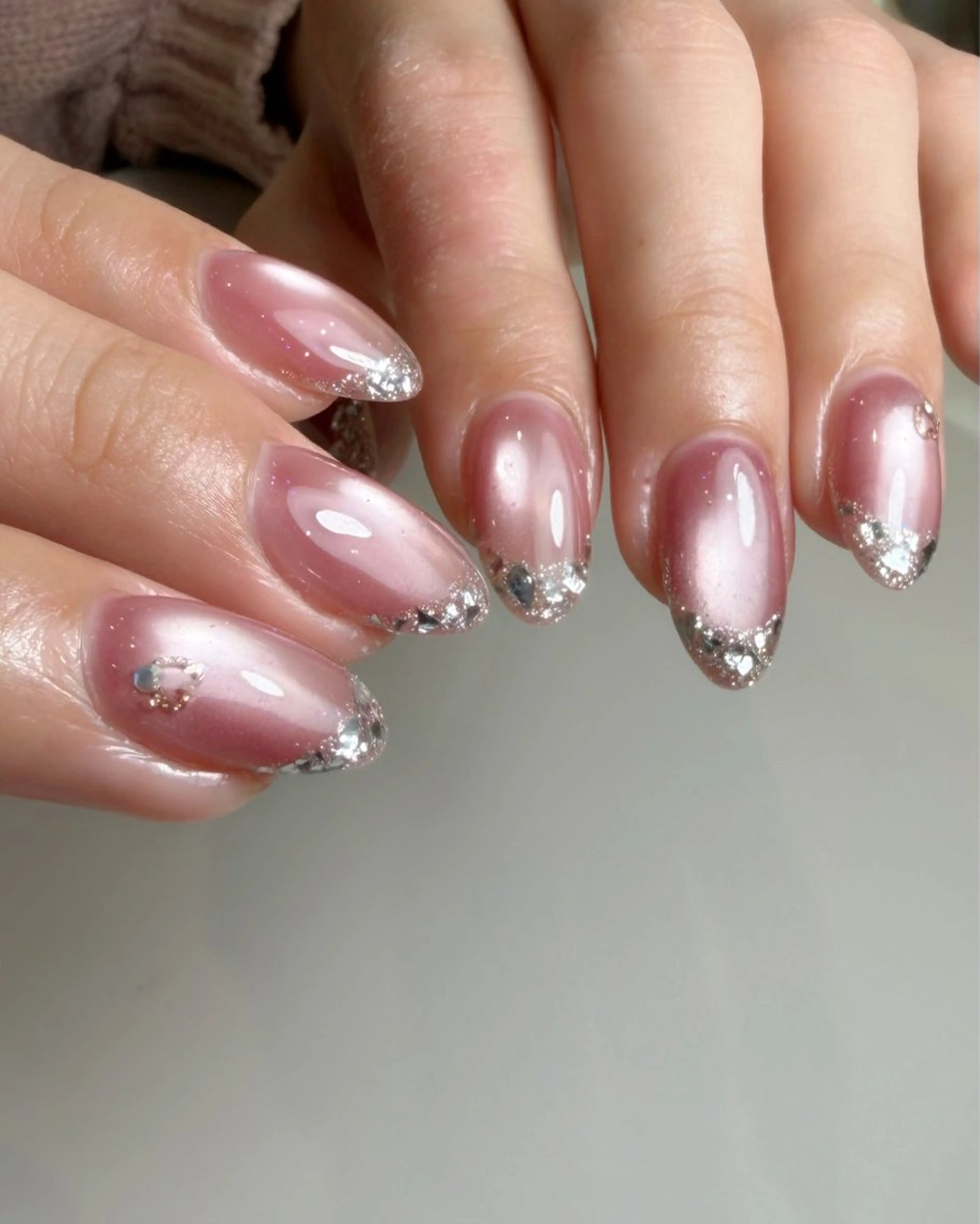 ネイル ハンドネイル Beauty salon Ryu・ange所属・PEARL ROSE パールローズのネイルデザイン