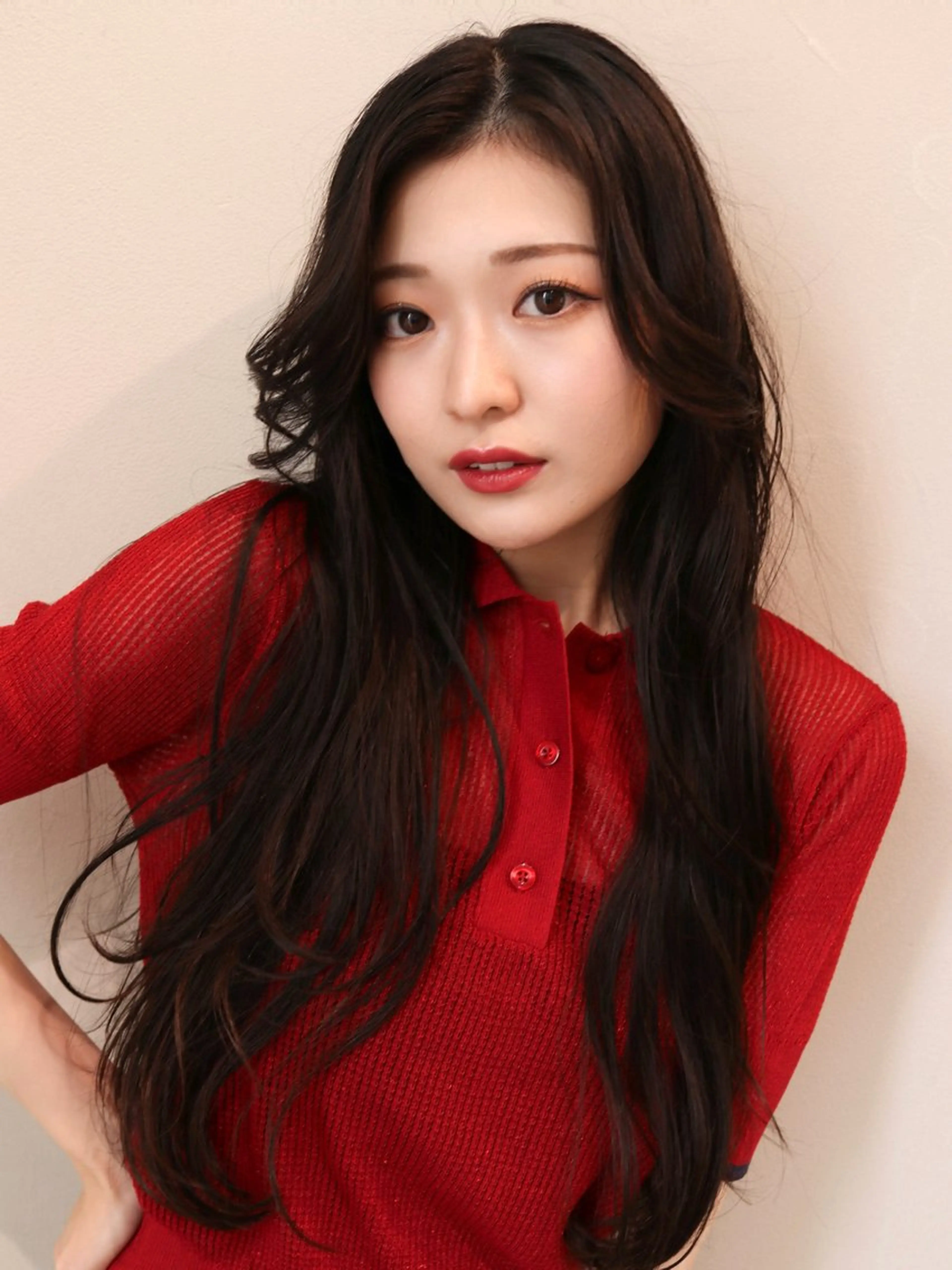 ロング くびれヘア 顔周りカット 韓国風ヘア レイヤーカット 似合わせカット カット ヘアカラー トリートメント 💫レイヤーカット✨ 透明感カラー工藤雄大のヘアスタイル