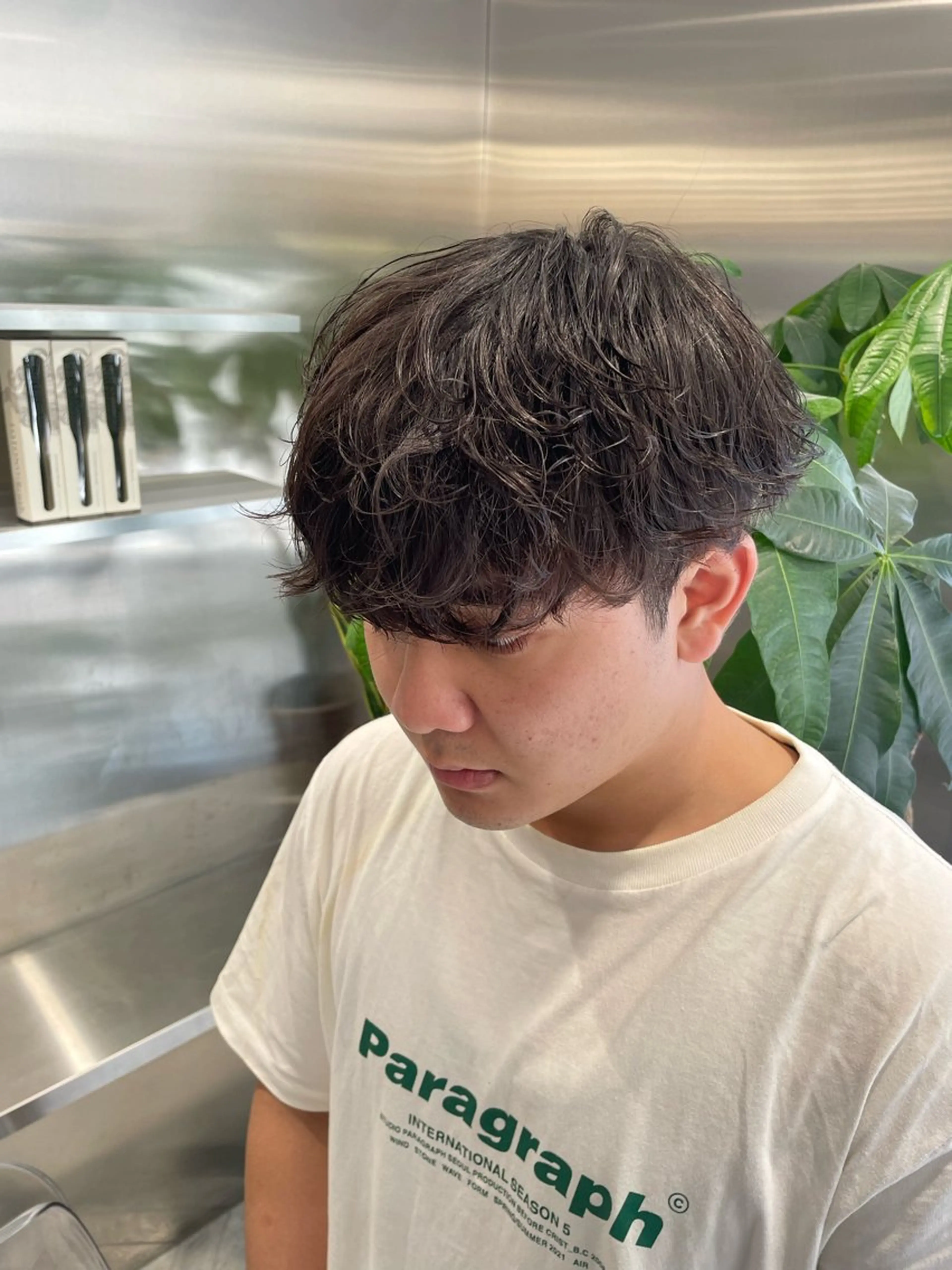 🌀カット+スパイラルパーマ🌀【シャドウパーマ】学校や職場でパーマが禁止されてる方おすすめです！🔥の写真