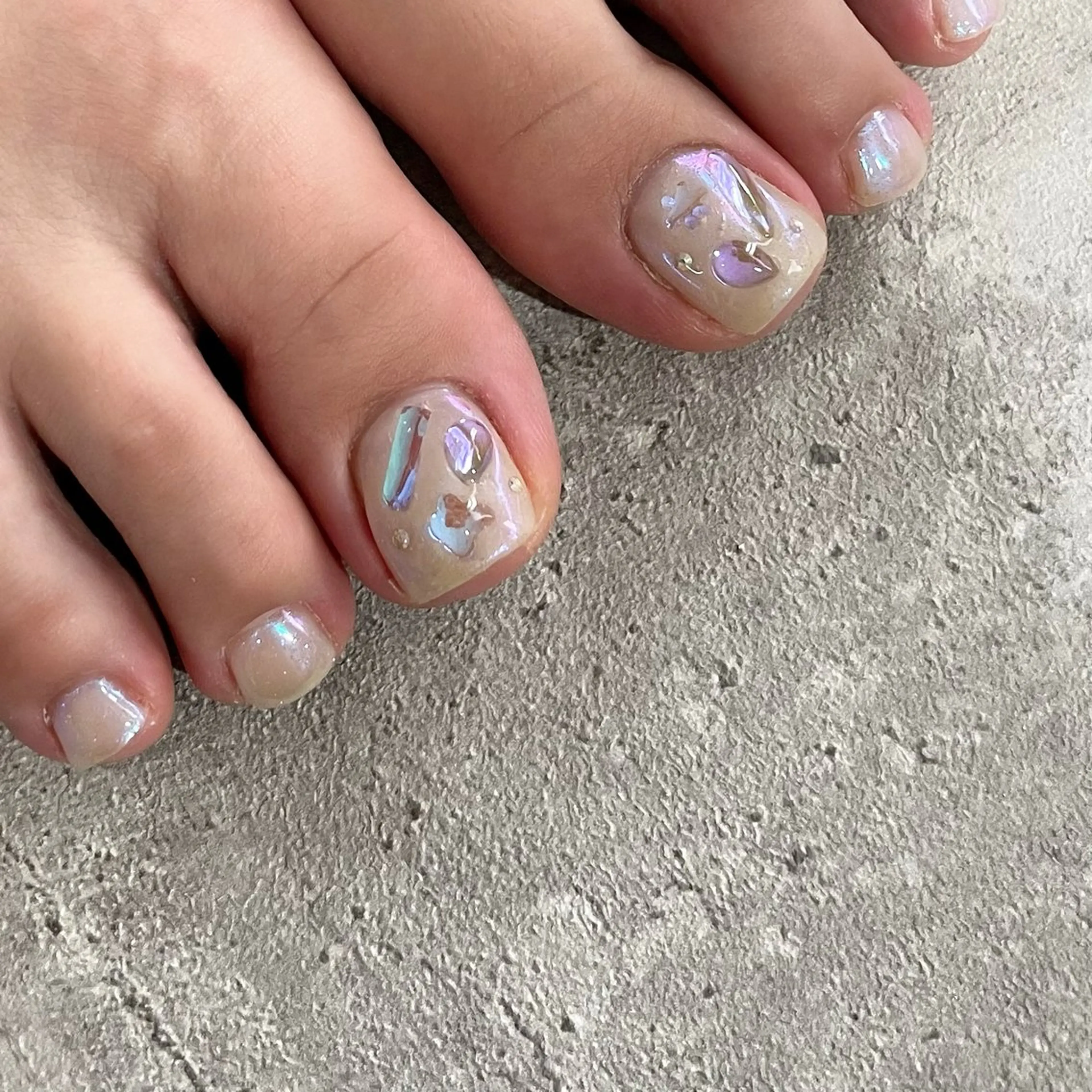 ネイル フットネイル ジェルネイル 東 千夏のネイルデザイン