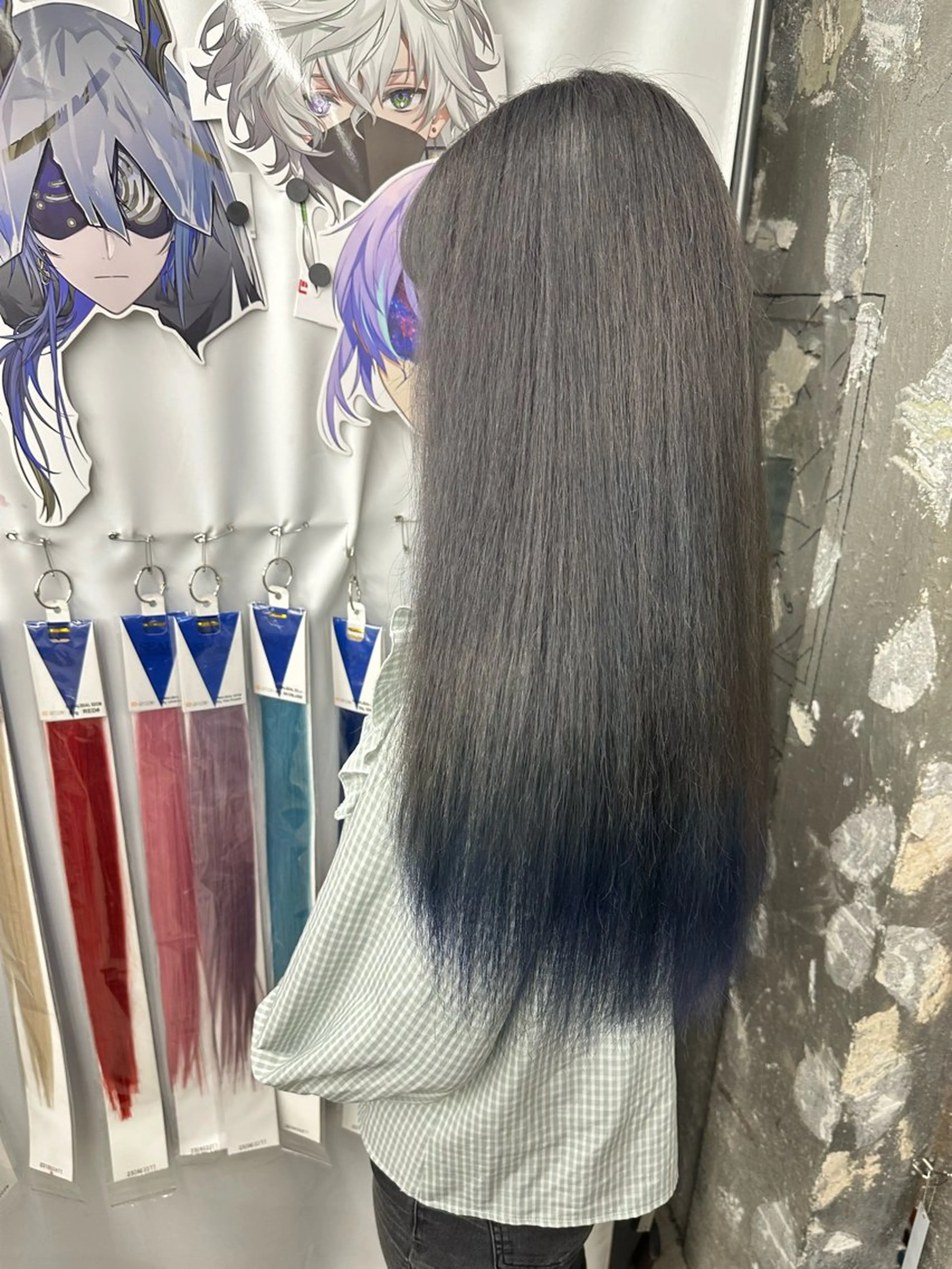 ロング カラー あらげ 🌈推しカラー🌈ᵕのヘアスタイル