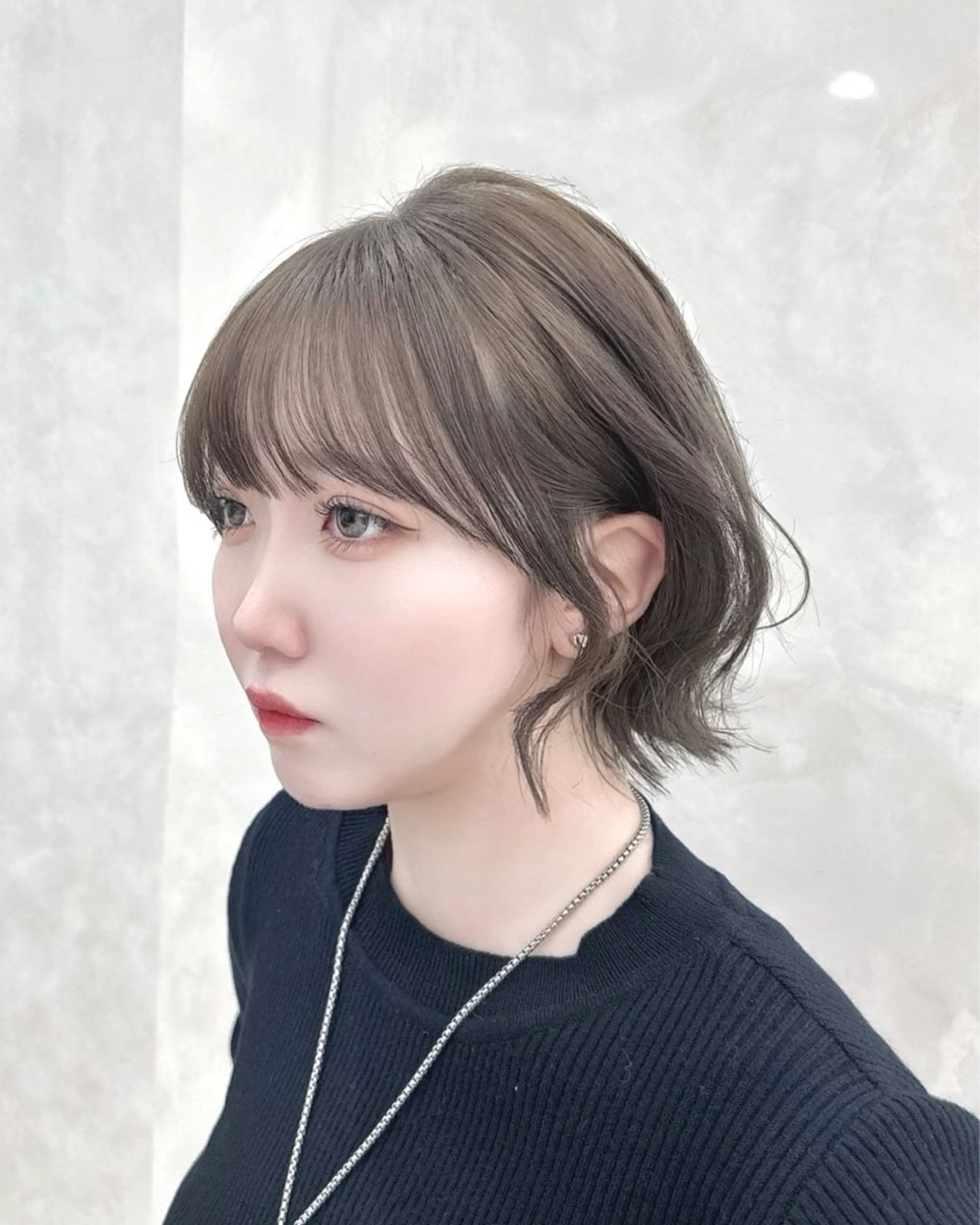 ショート カット 韓国顔まわり/前髪 /レイヤー/いつきのヘアスタイル