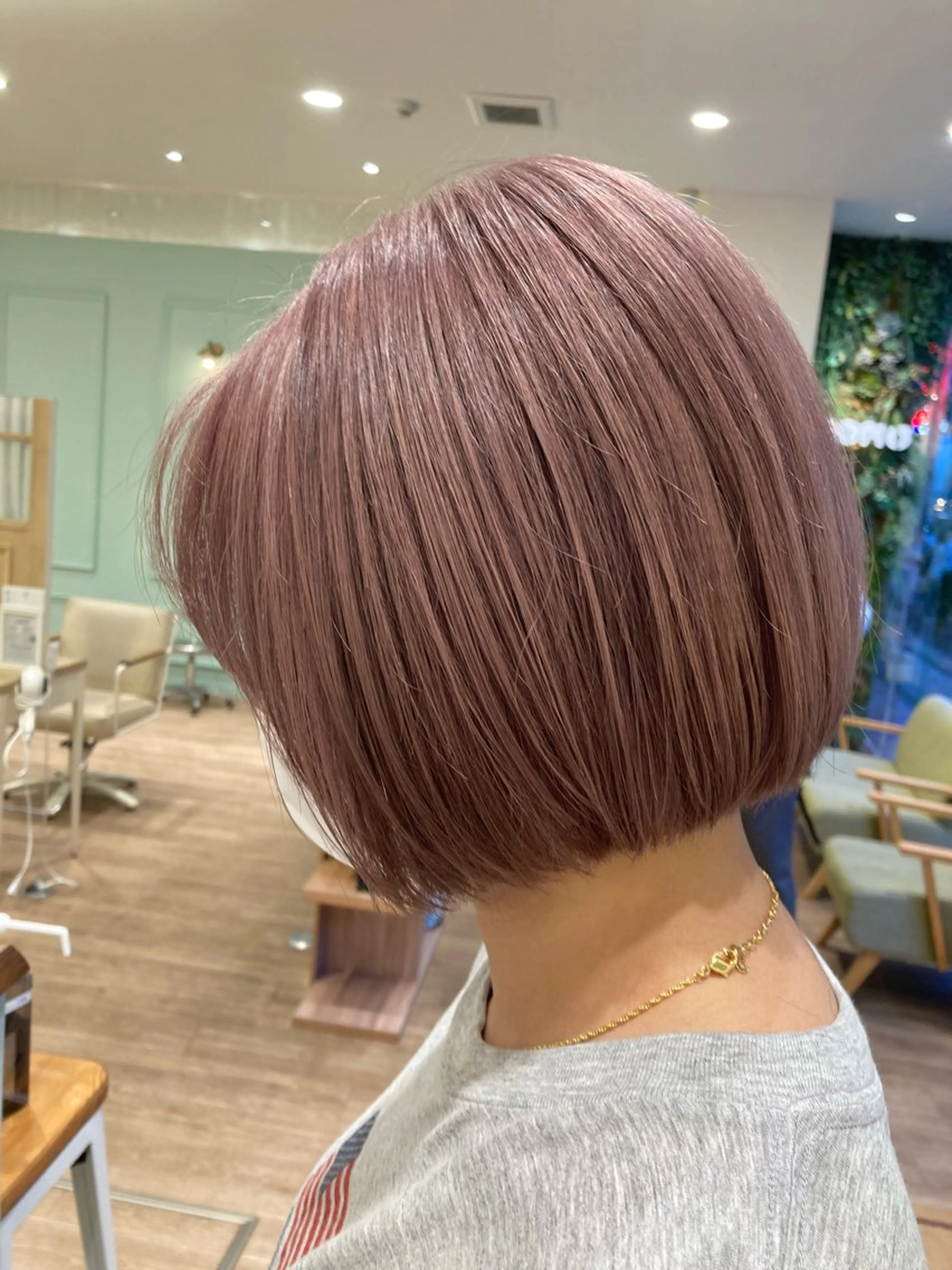 ショート ボブ カット ヘアカラー むらたみずき /大宮ブリーチカラーのヘアスタイル