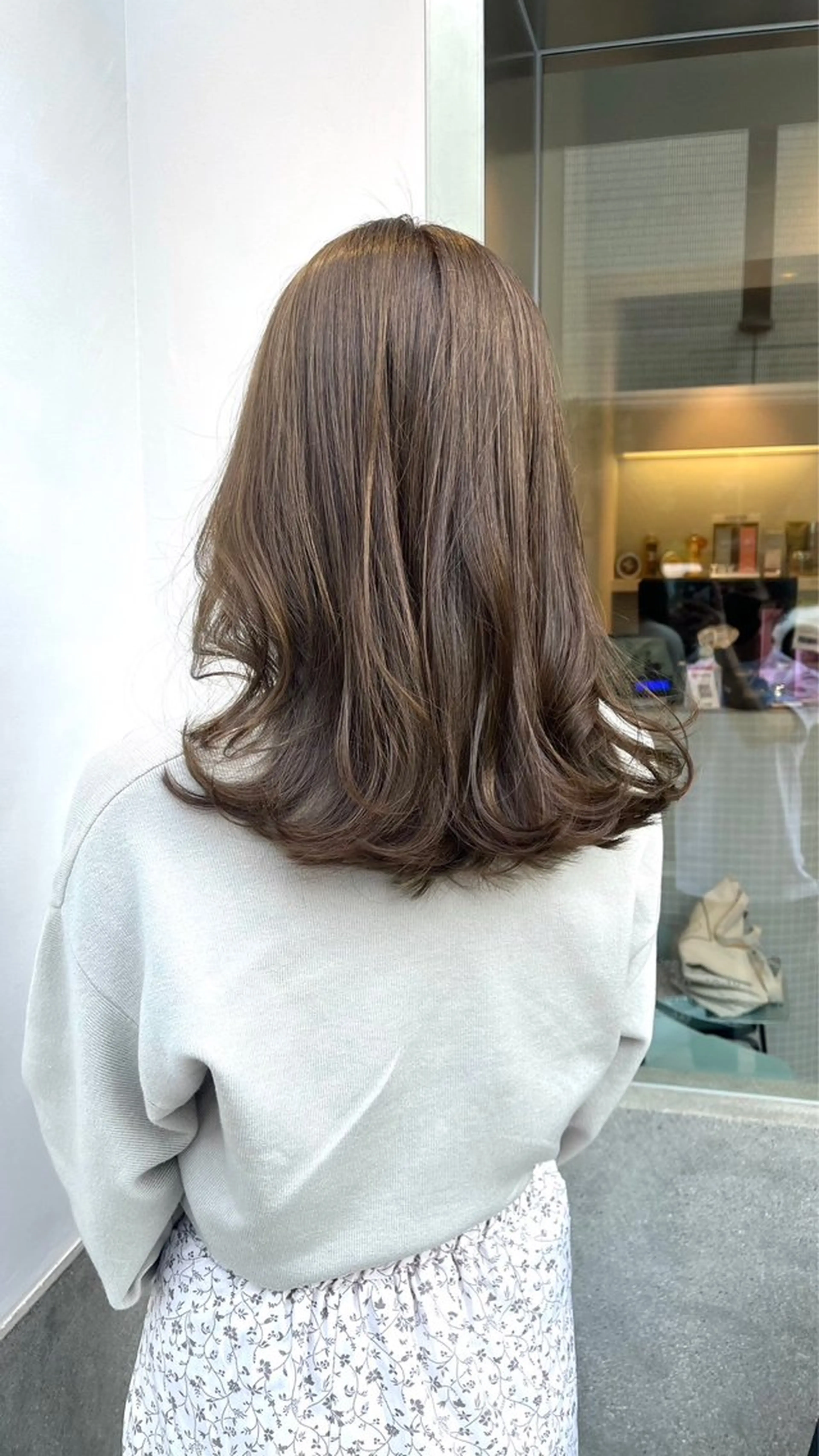 セミロング やましたまゆ 上本町/谷九/カラーのヘアスタイル