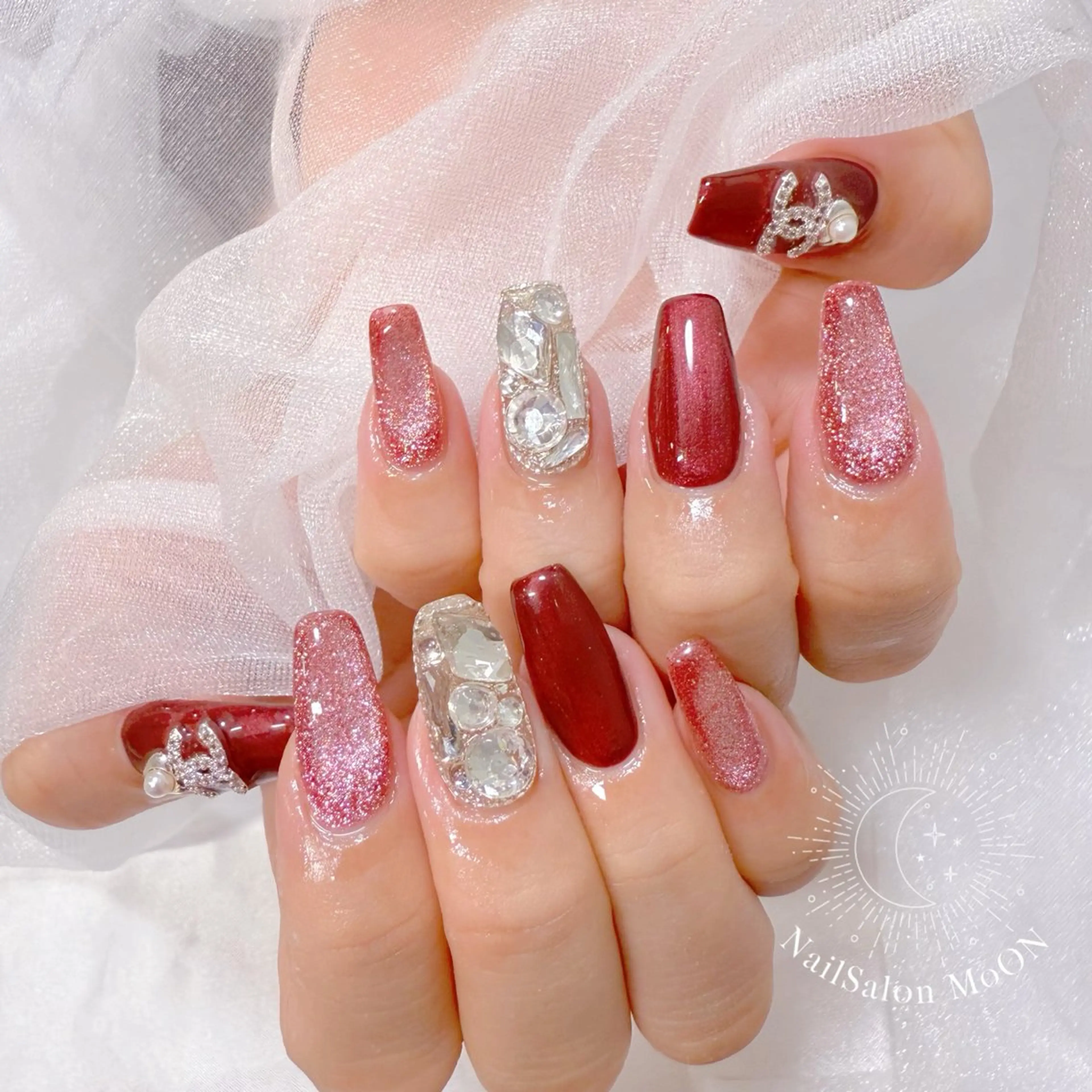 ネイル MoON...❤︎ MeGuのネイルデザイン