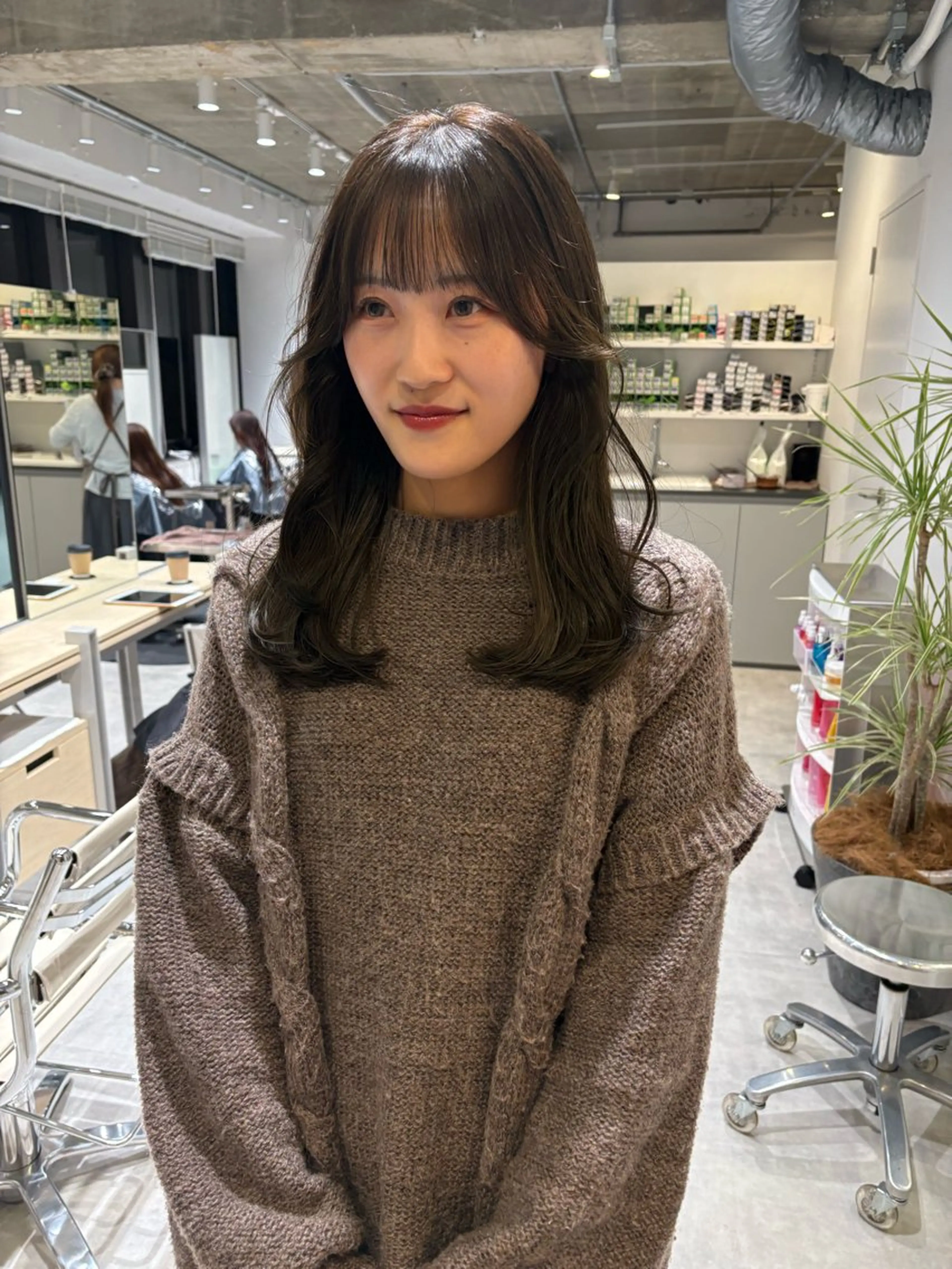 ロング カット ヘアカラー トリートメント レイヤーカット ✨️奥田良太✨️のヘアスタイル