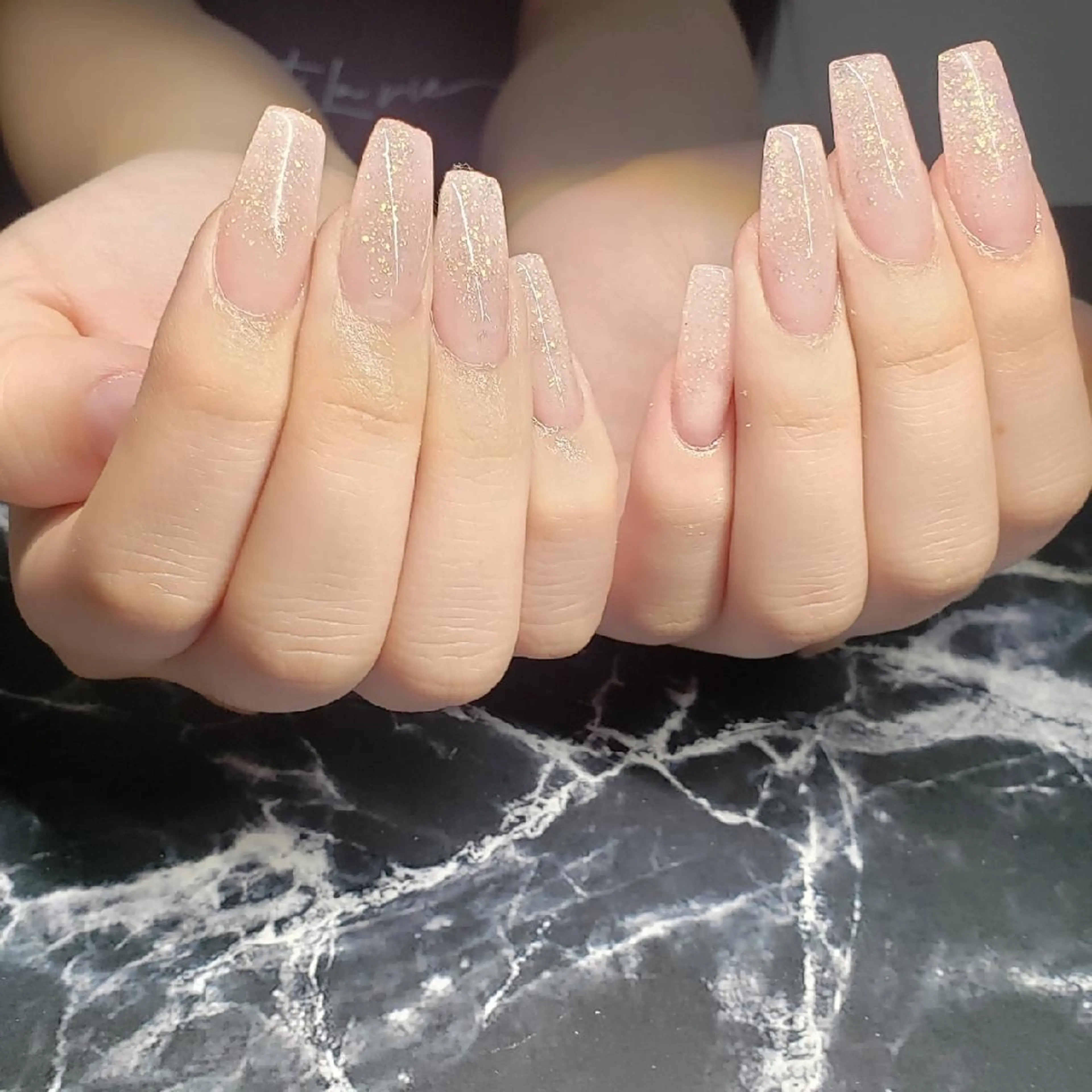 セミロング ネイル ハンドネイル クロキ 。のネイルデザイン